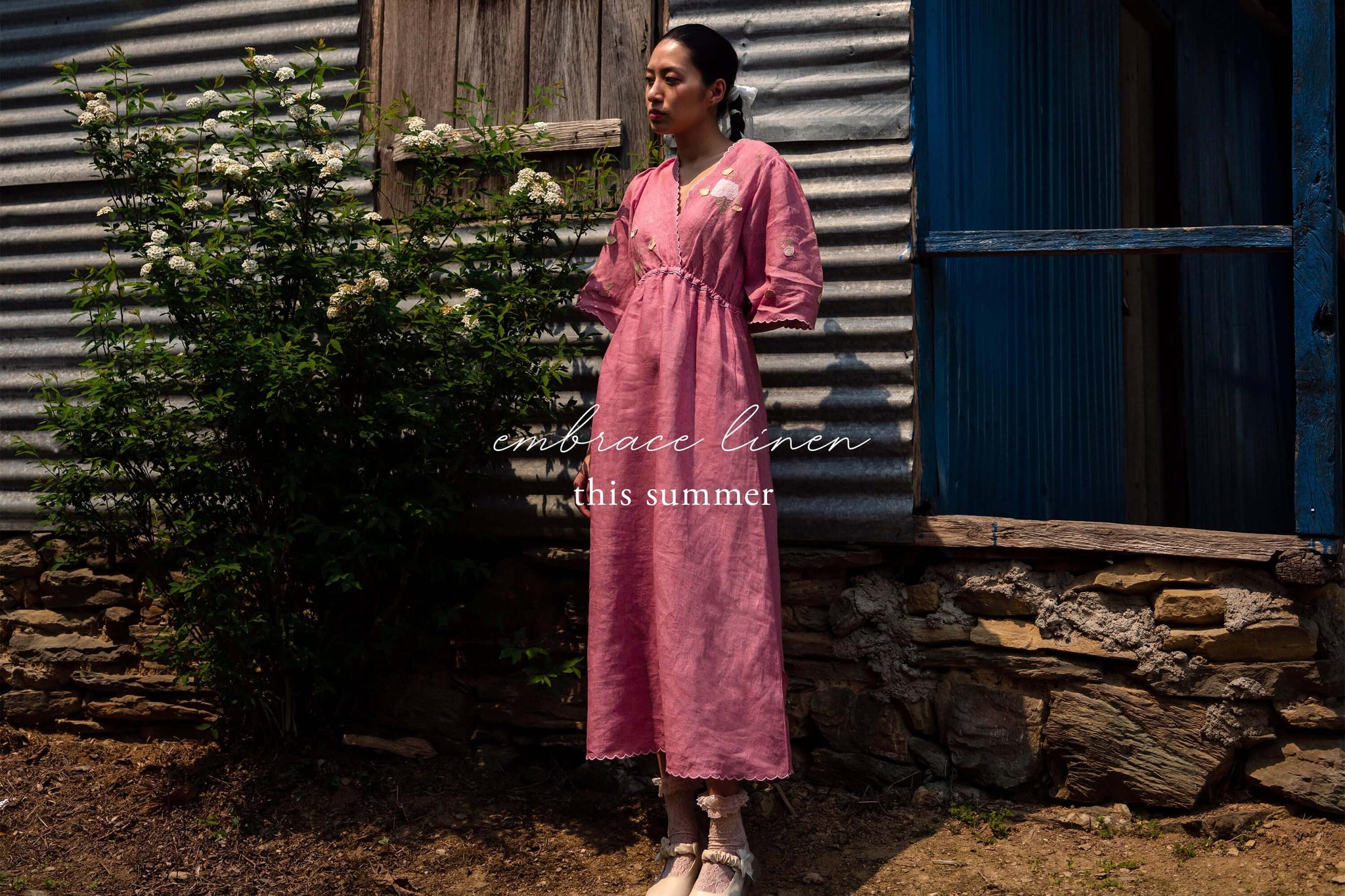 linen slip dress maxi Italian Linen Maxi Slip Dress  Blue Eyed Girl