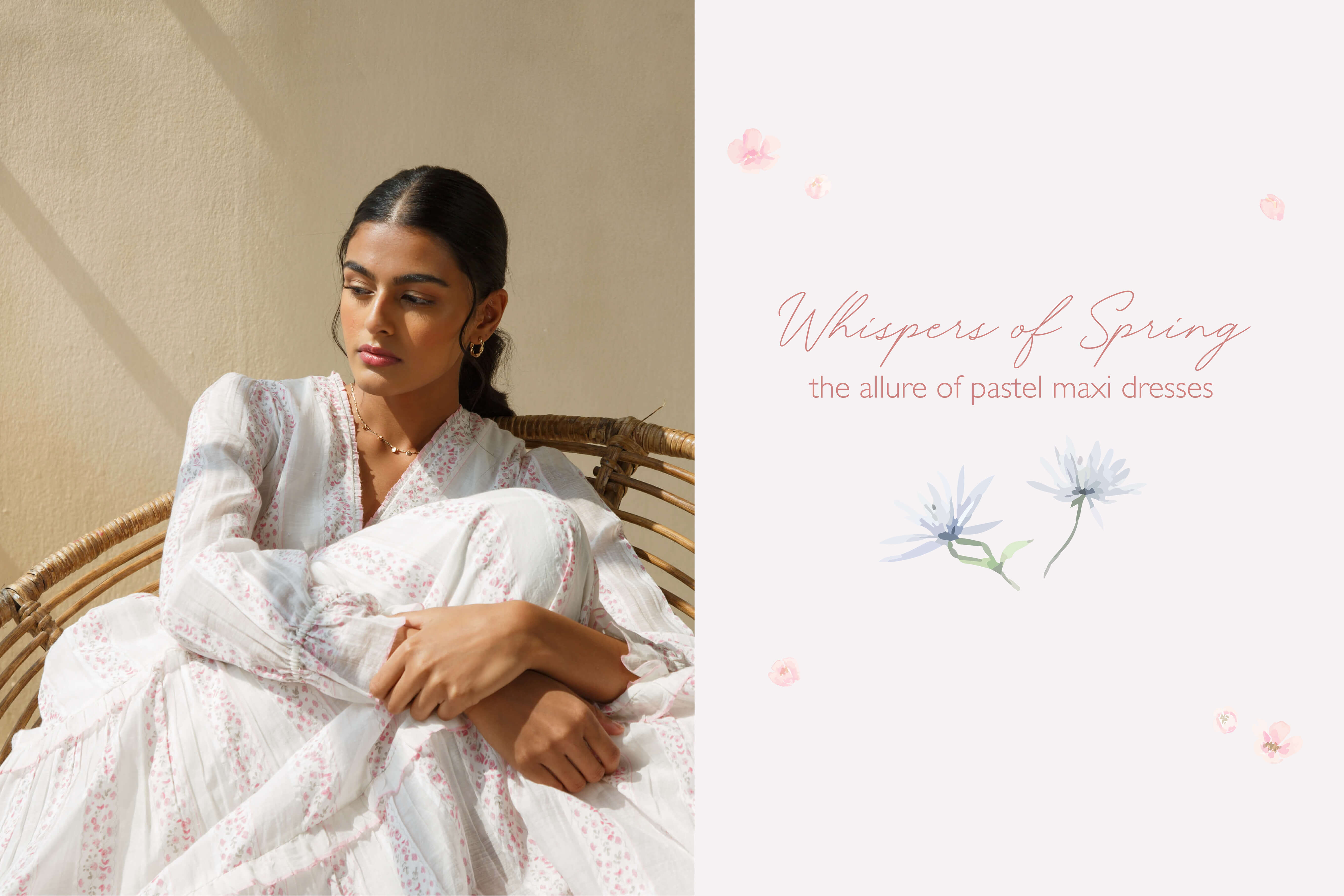 Whispers of Spring: The Allure of Pastel Maxi Dresses