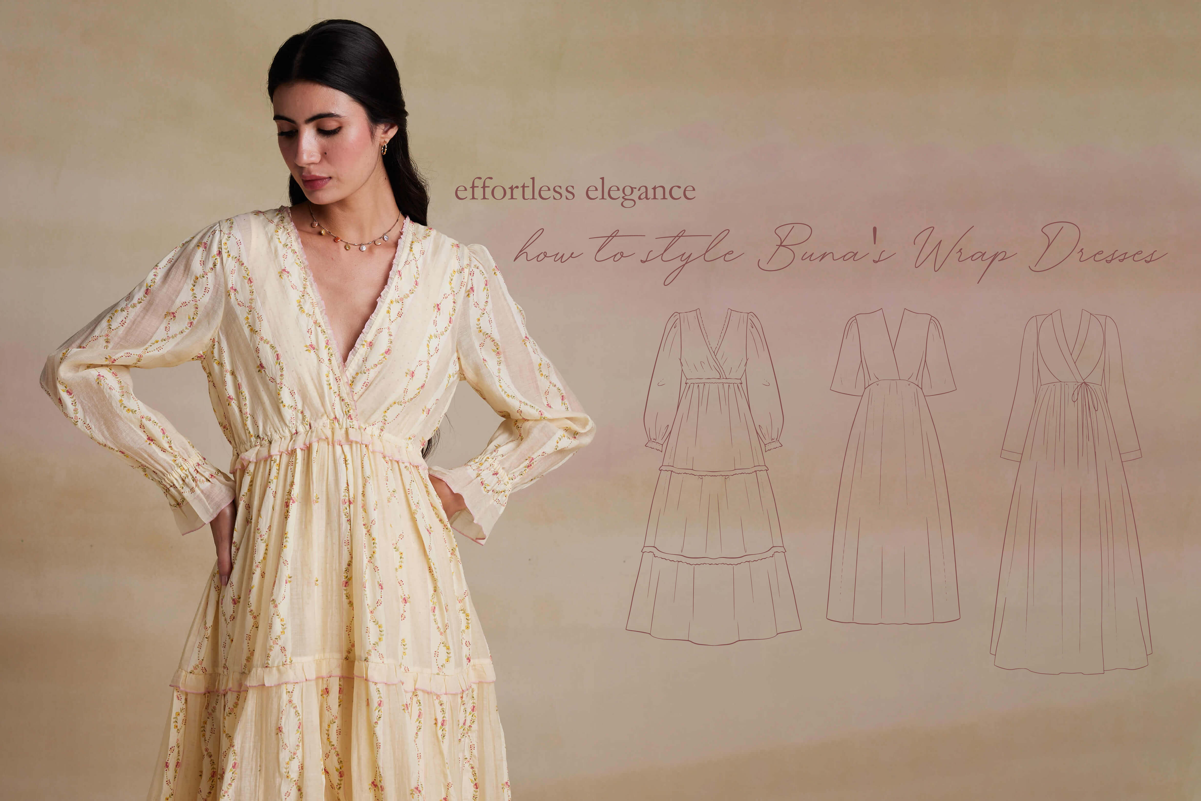 Effortless Elegance: How to Style Buna's Wrap Dresses