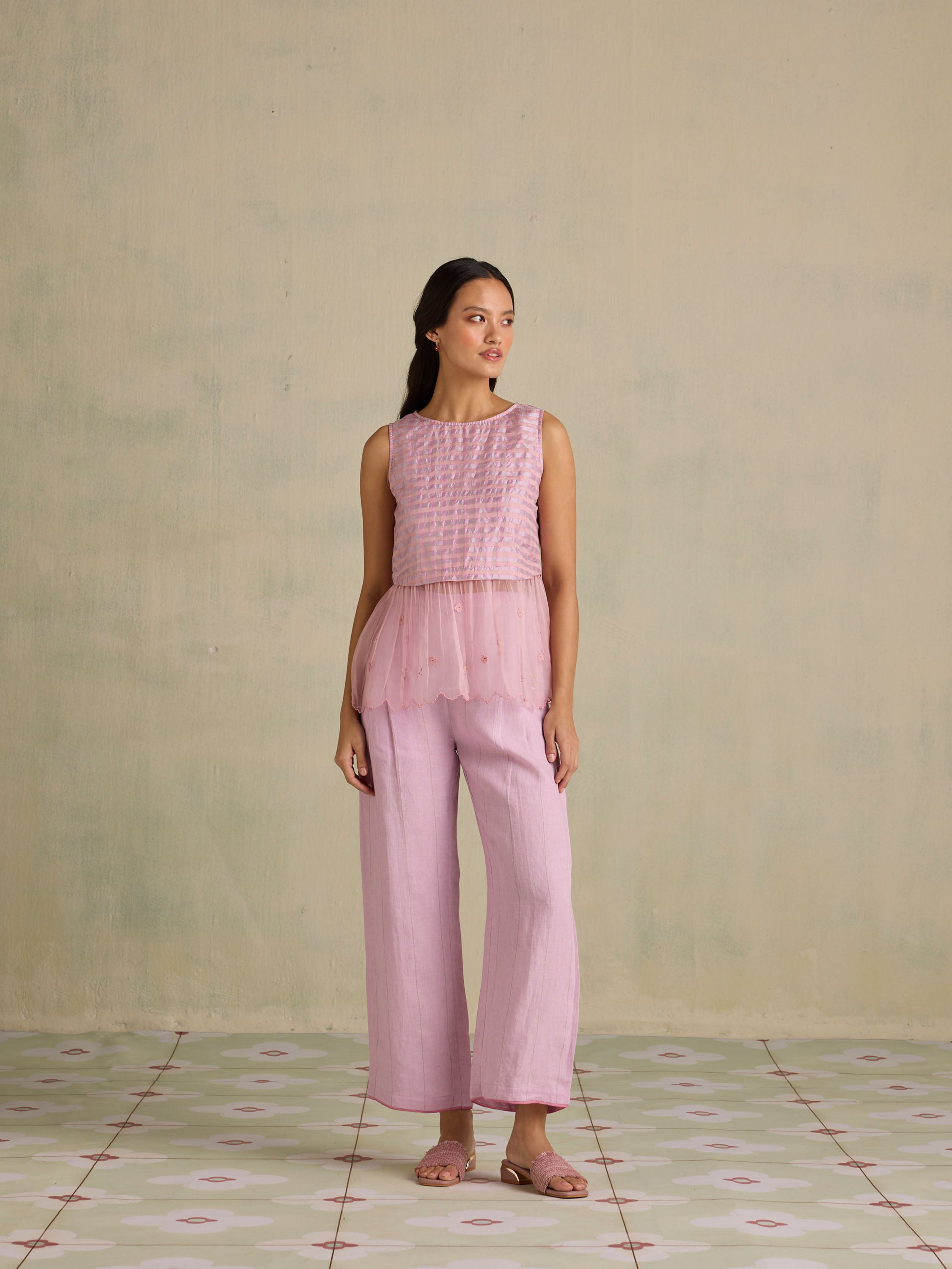 Languid Lavender Linen Pants