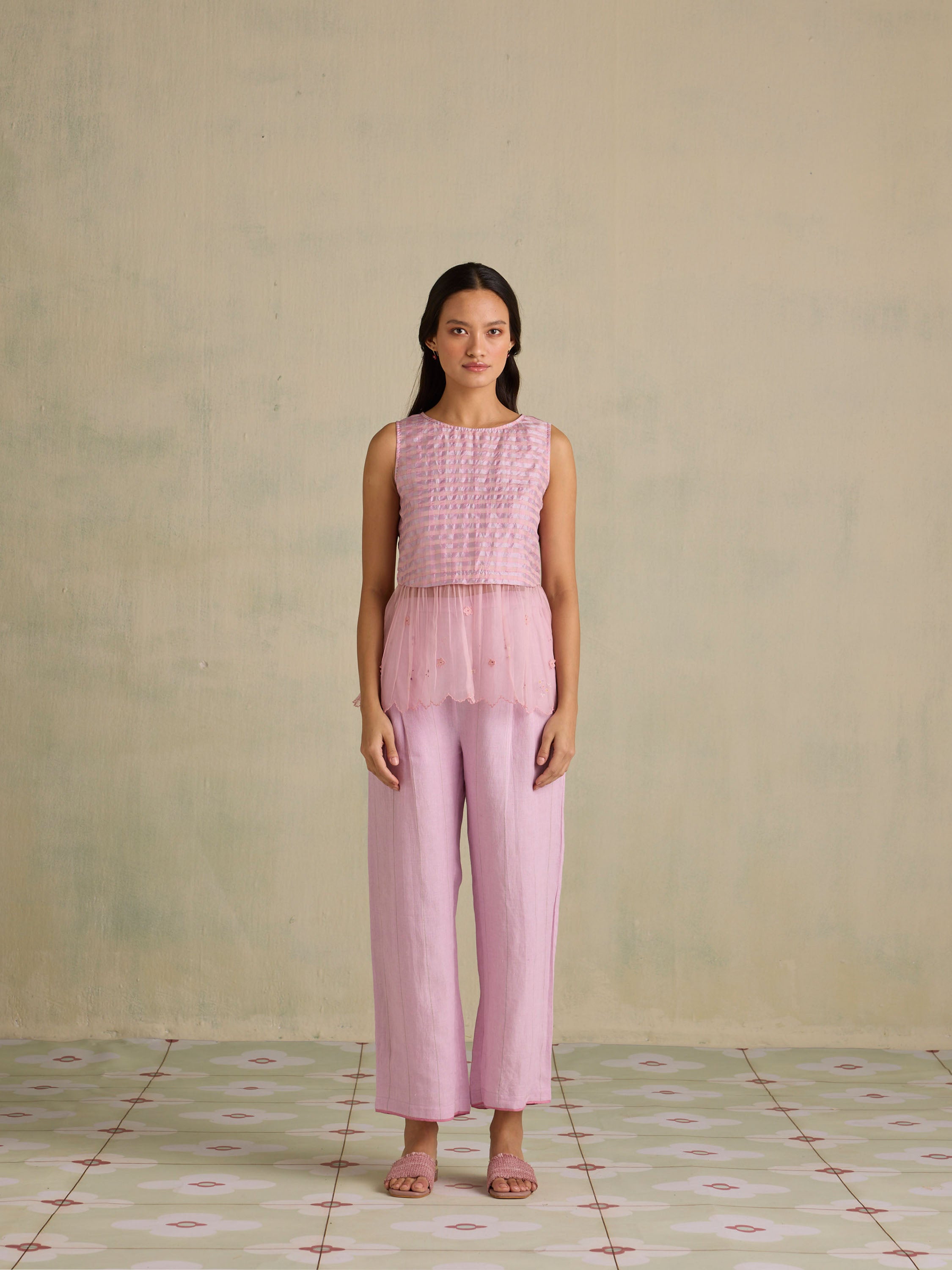 Languid Lavender Linen Pants