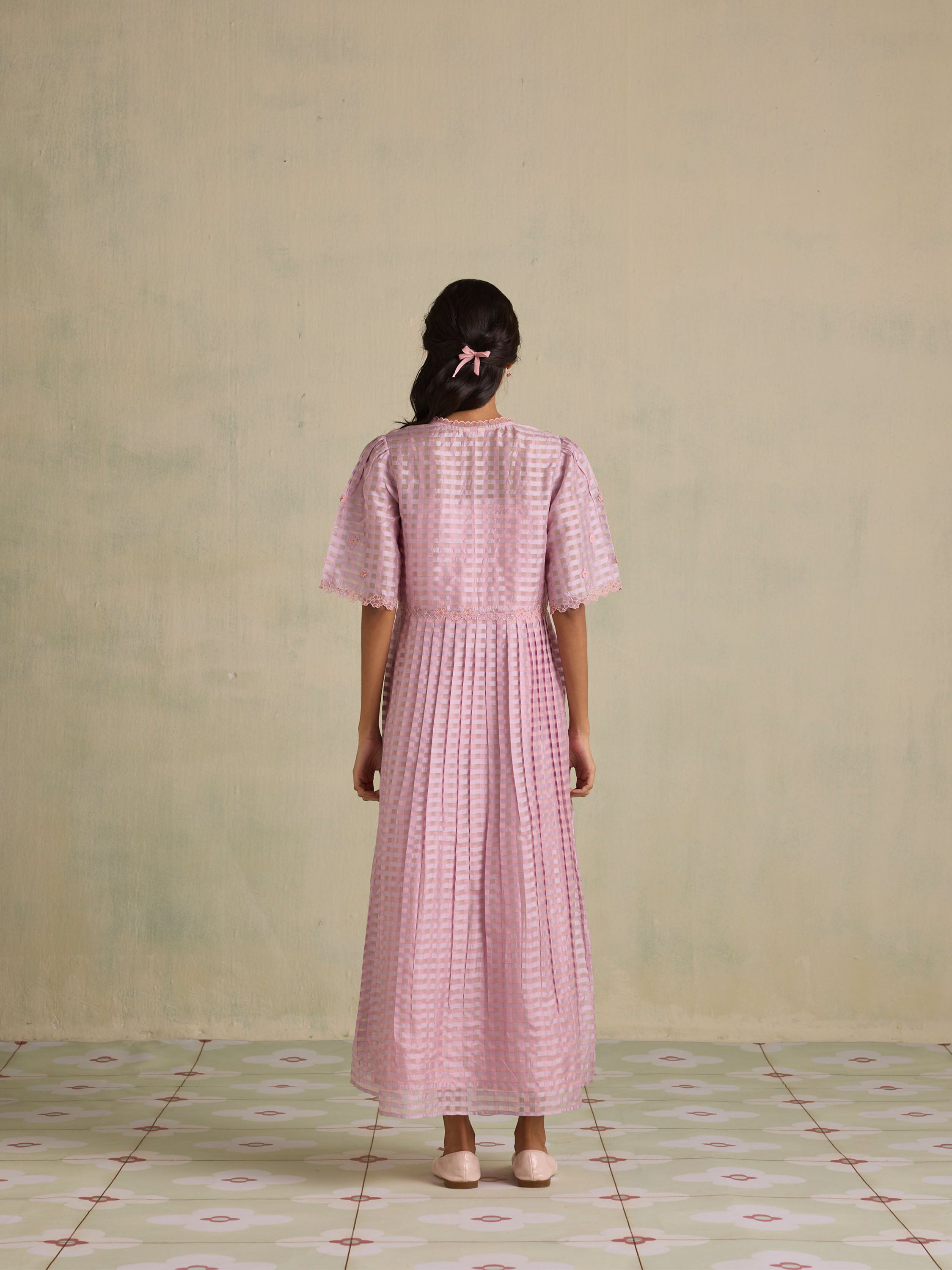 Purple Sky Organza Dress