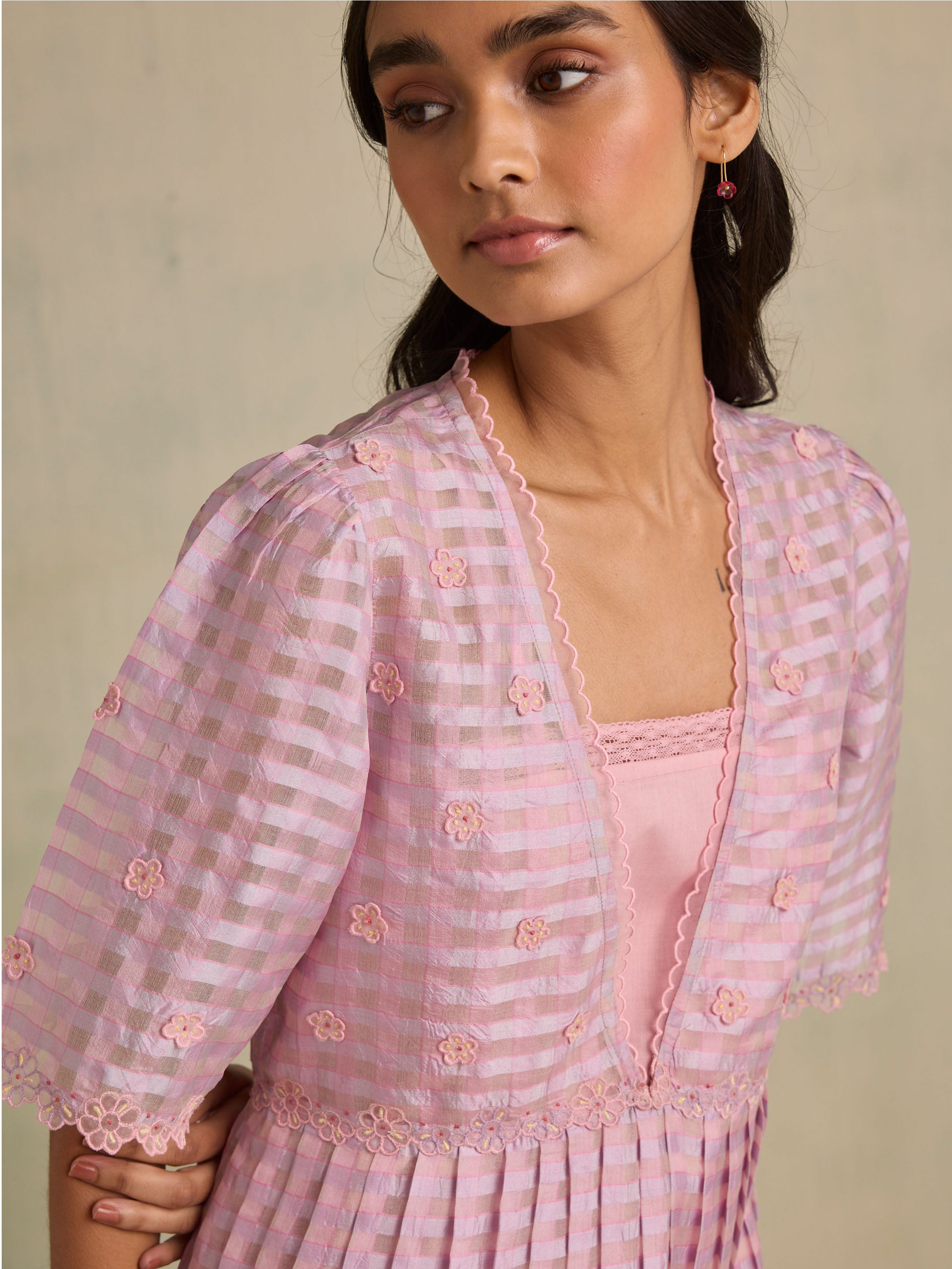 Purple Sky Organza Dress