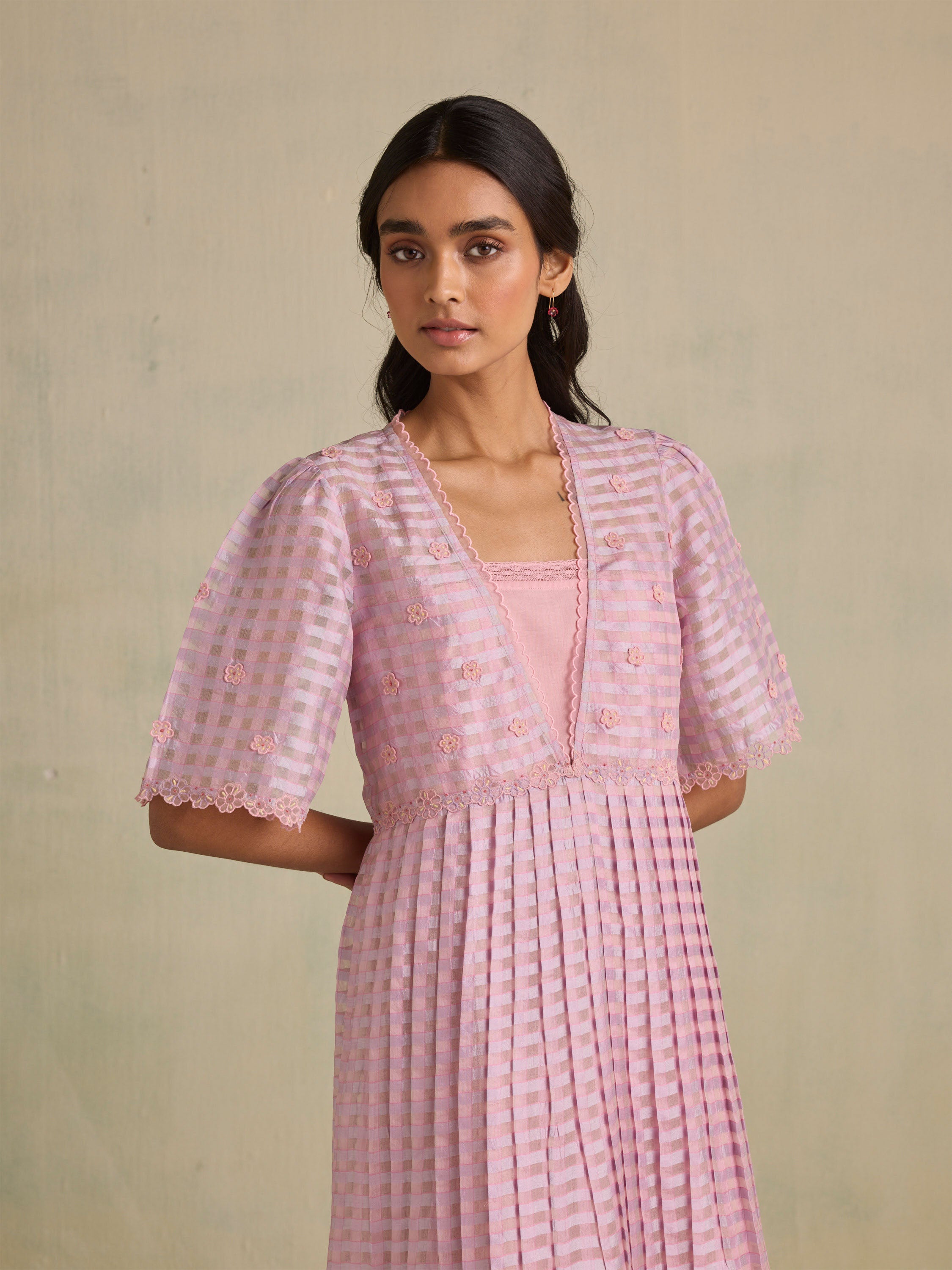 Purple Sky Organza Dress