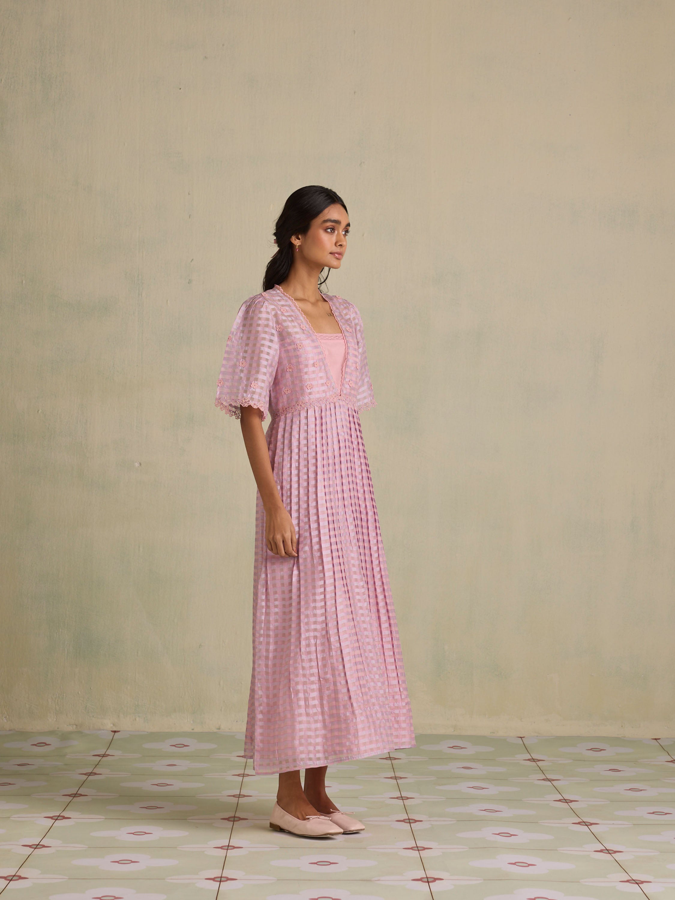 Purple Sky Organza Dress