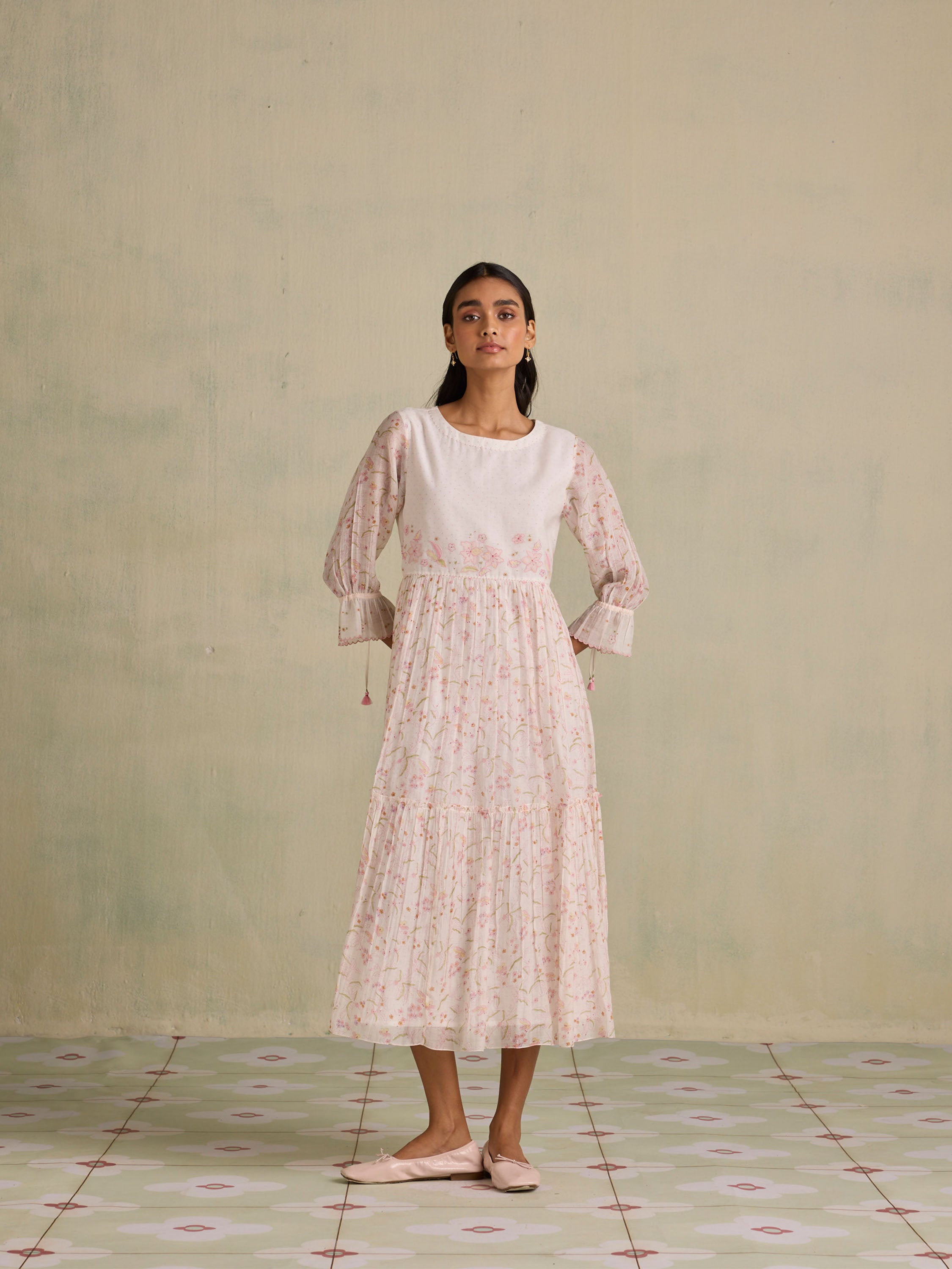 Sundew Floral Midi Dress