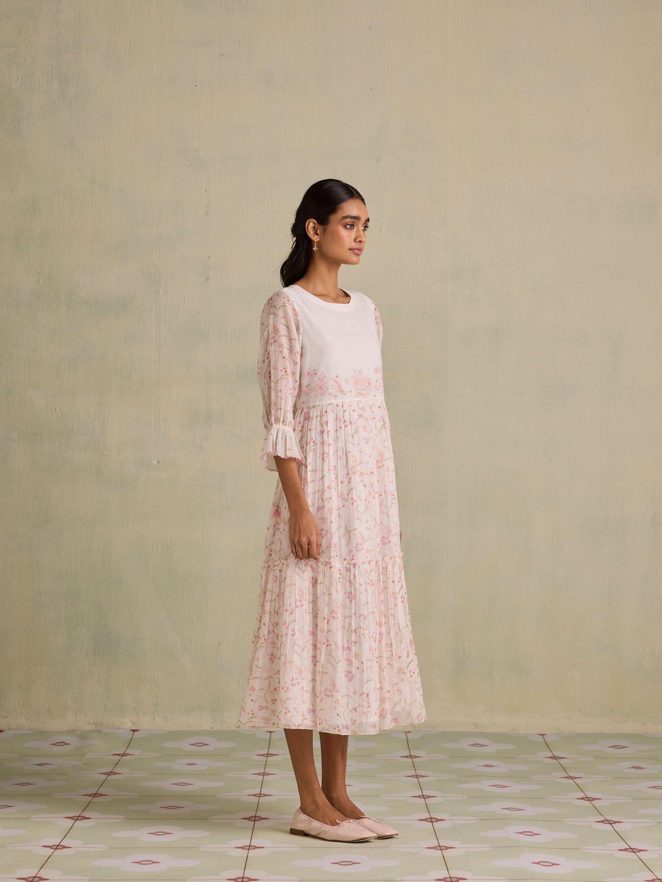 Sundew Floral Midi Dress