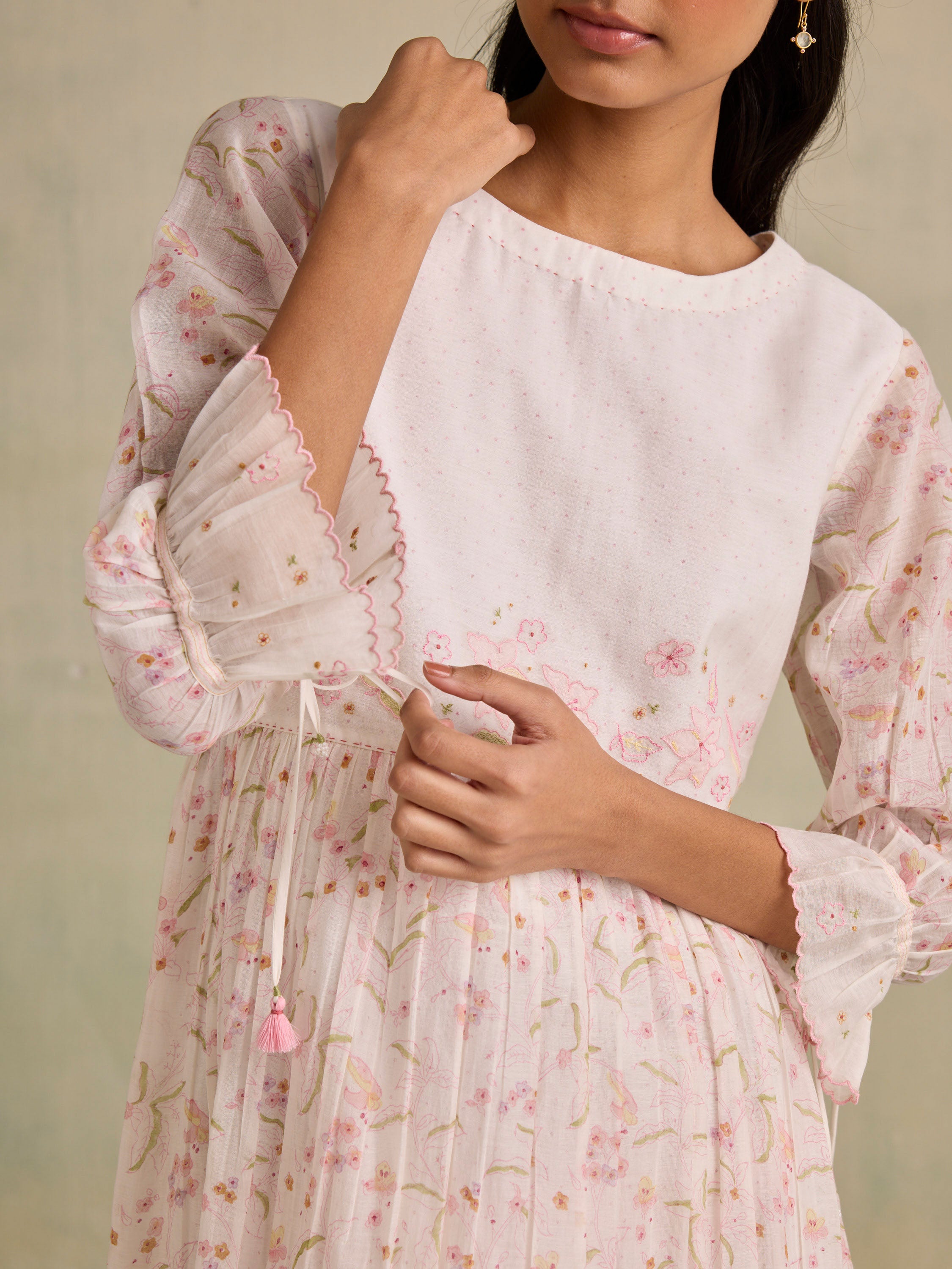 Sundew Floral Midi Dress