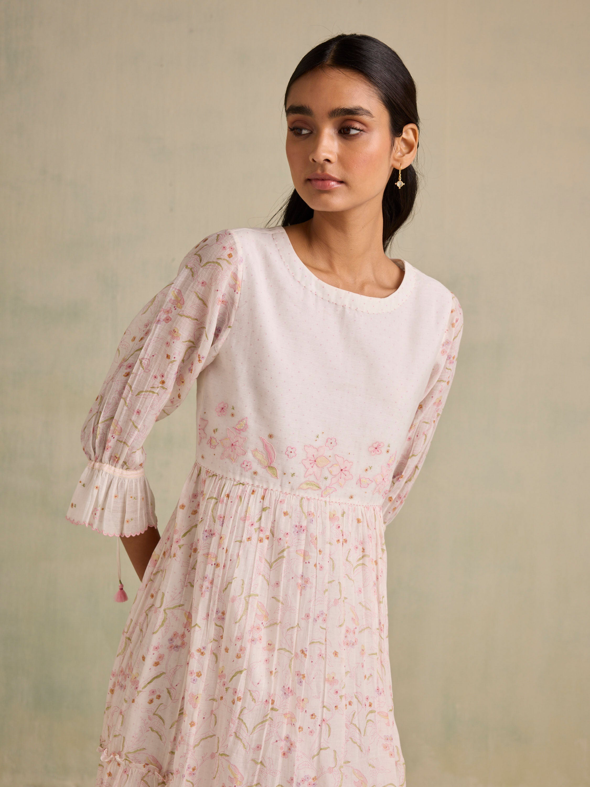 Sundew Floral Midi Dress