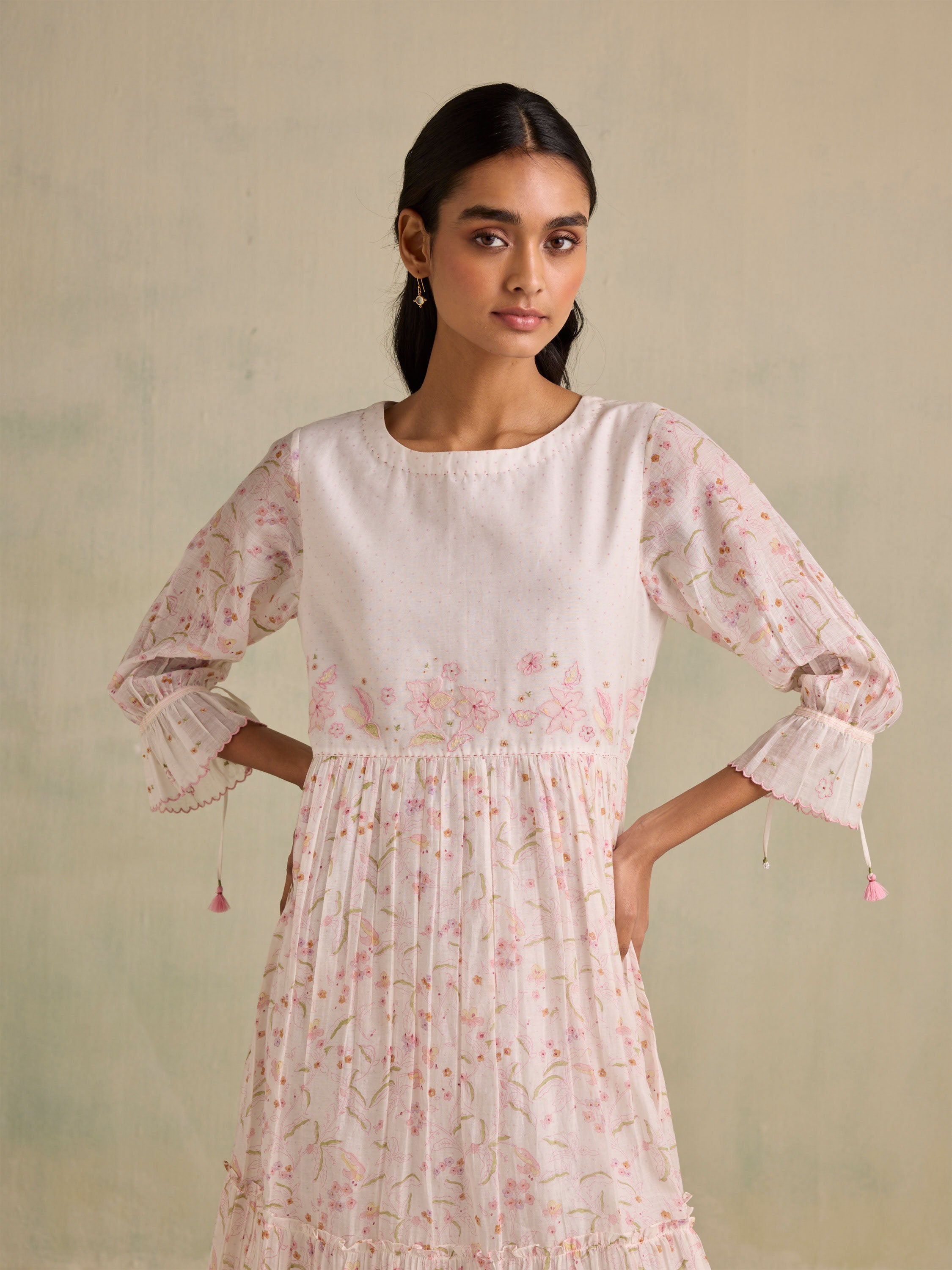 Sundew Floral Midi Dress