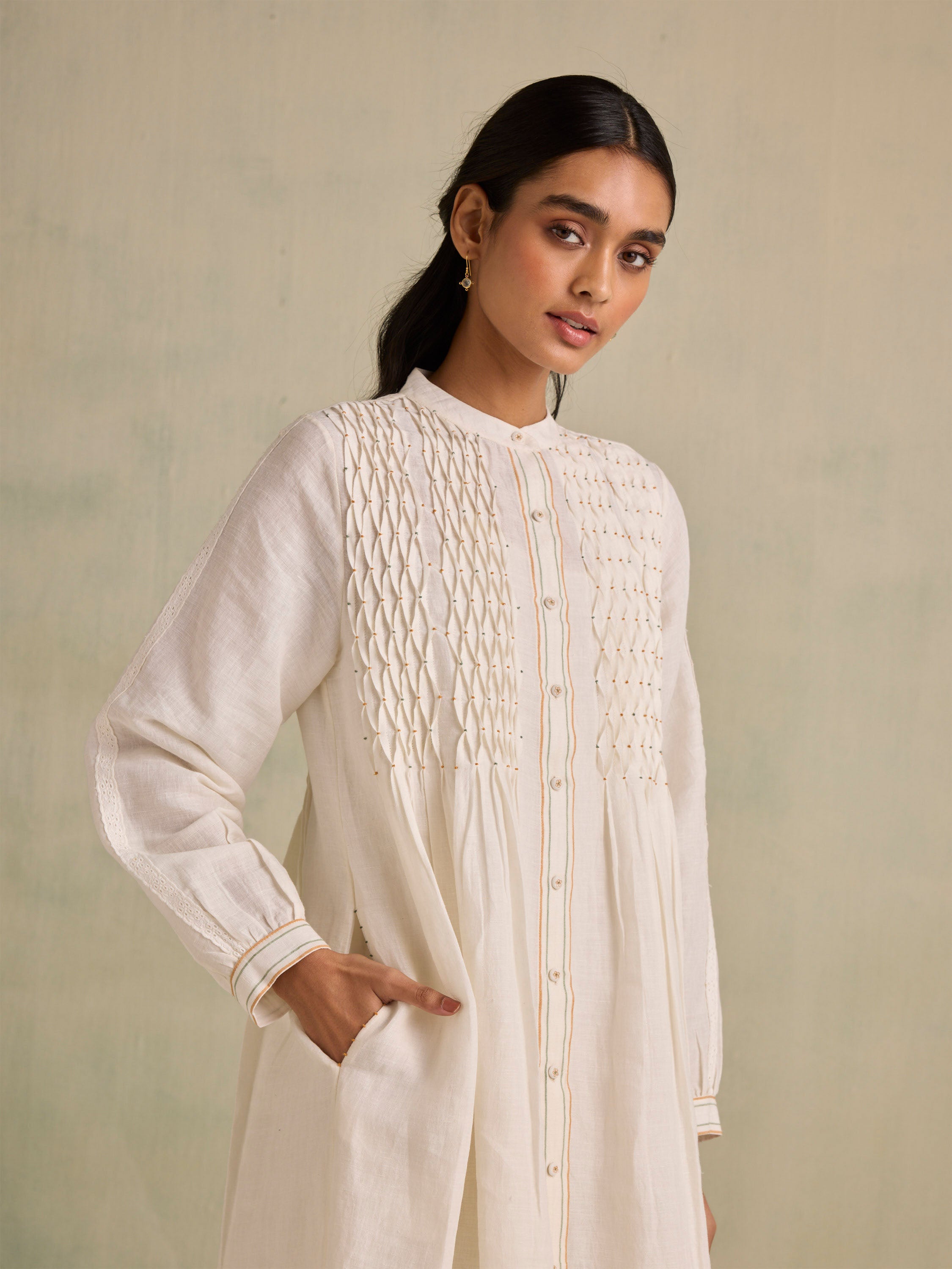 Lilyvale Linen Shirt Dress