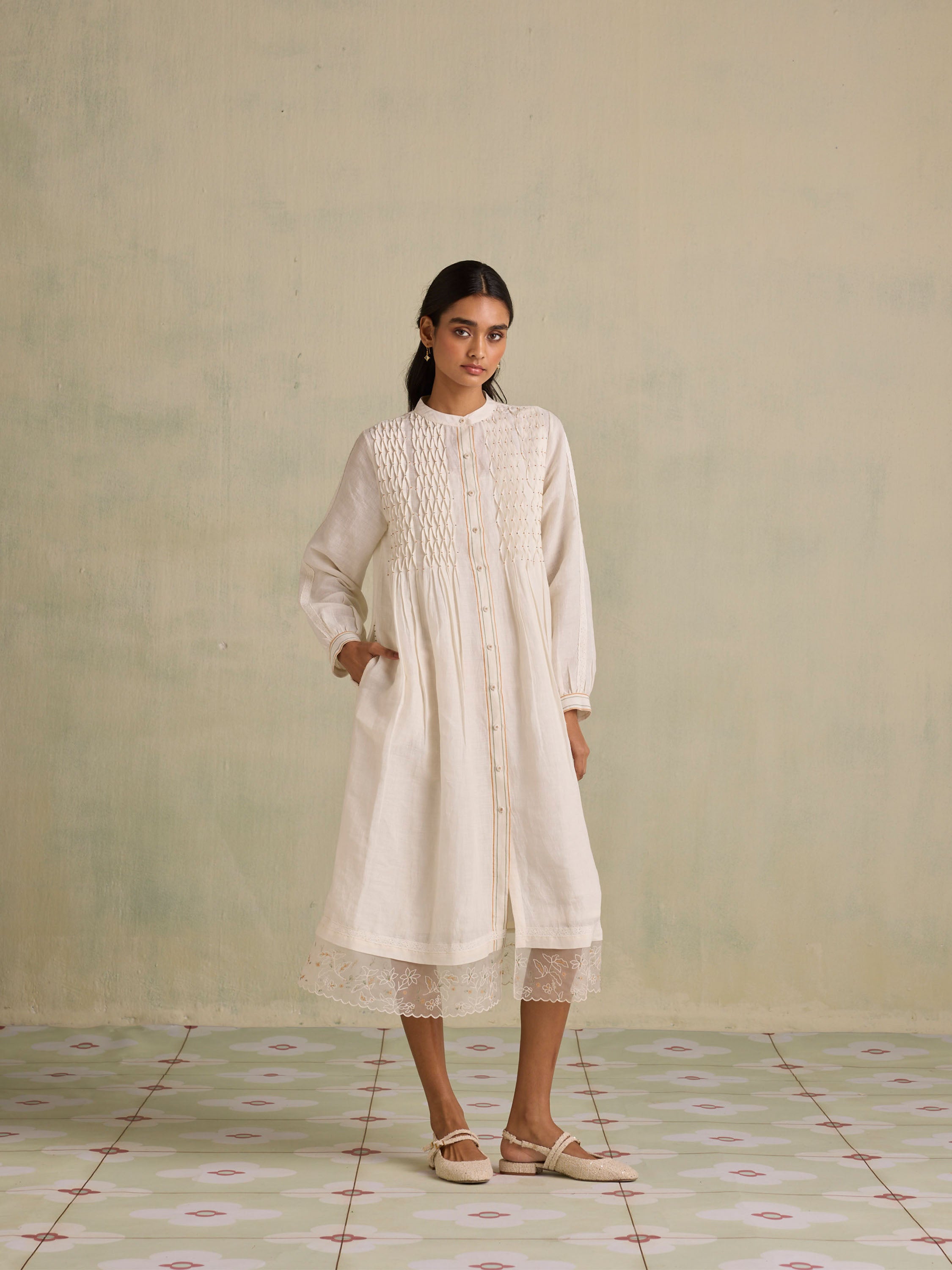 Lilyvale Linen Shirt Dress