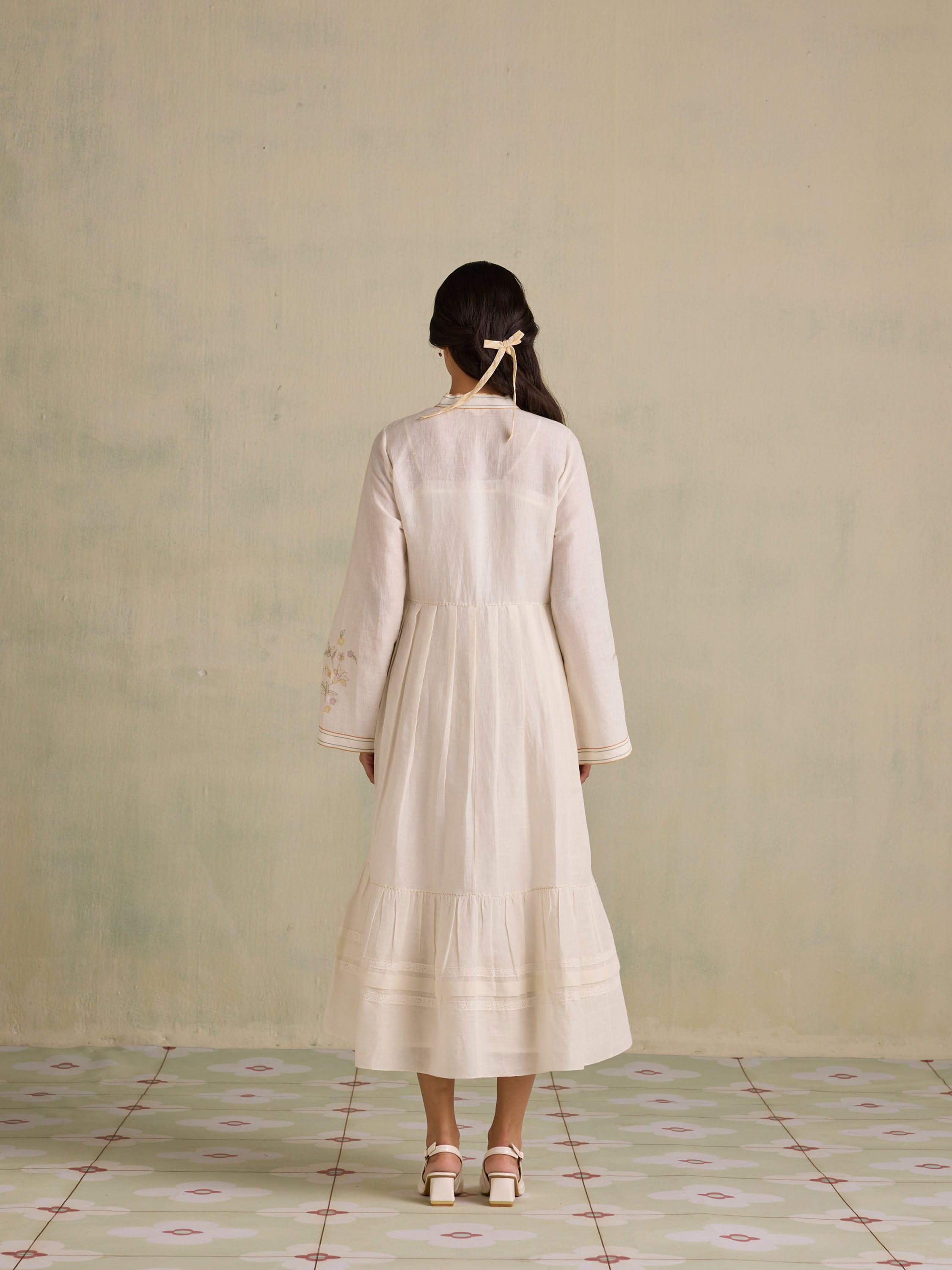 Mogra Wrap Linen Dress