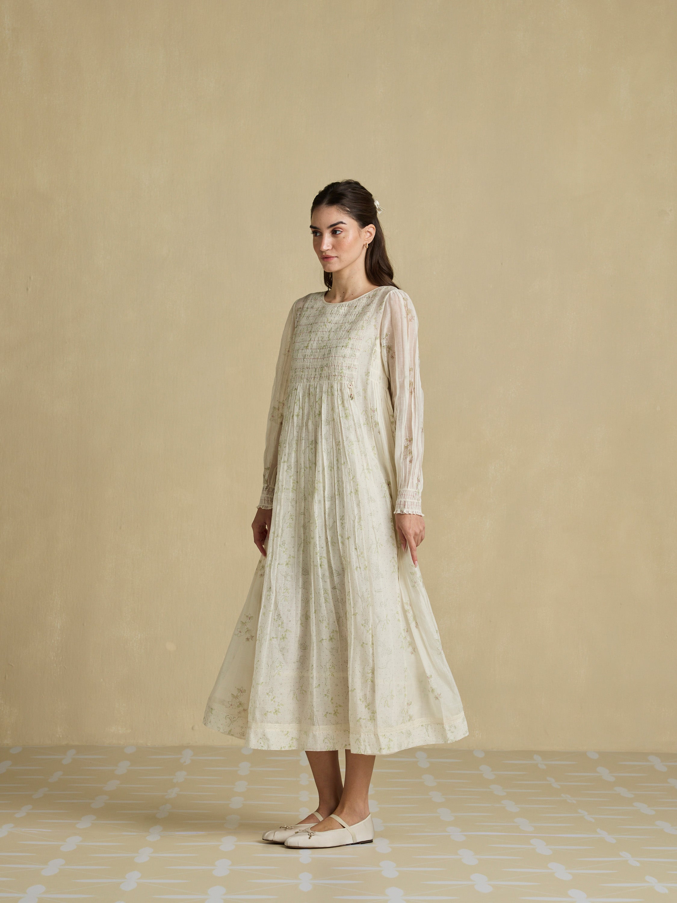 In Her Elements Chanderi Dress