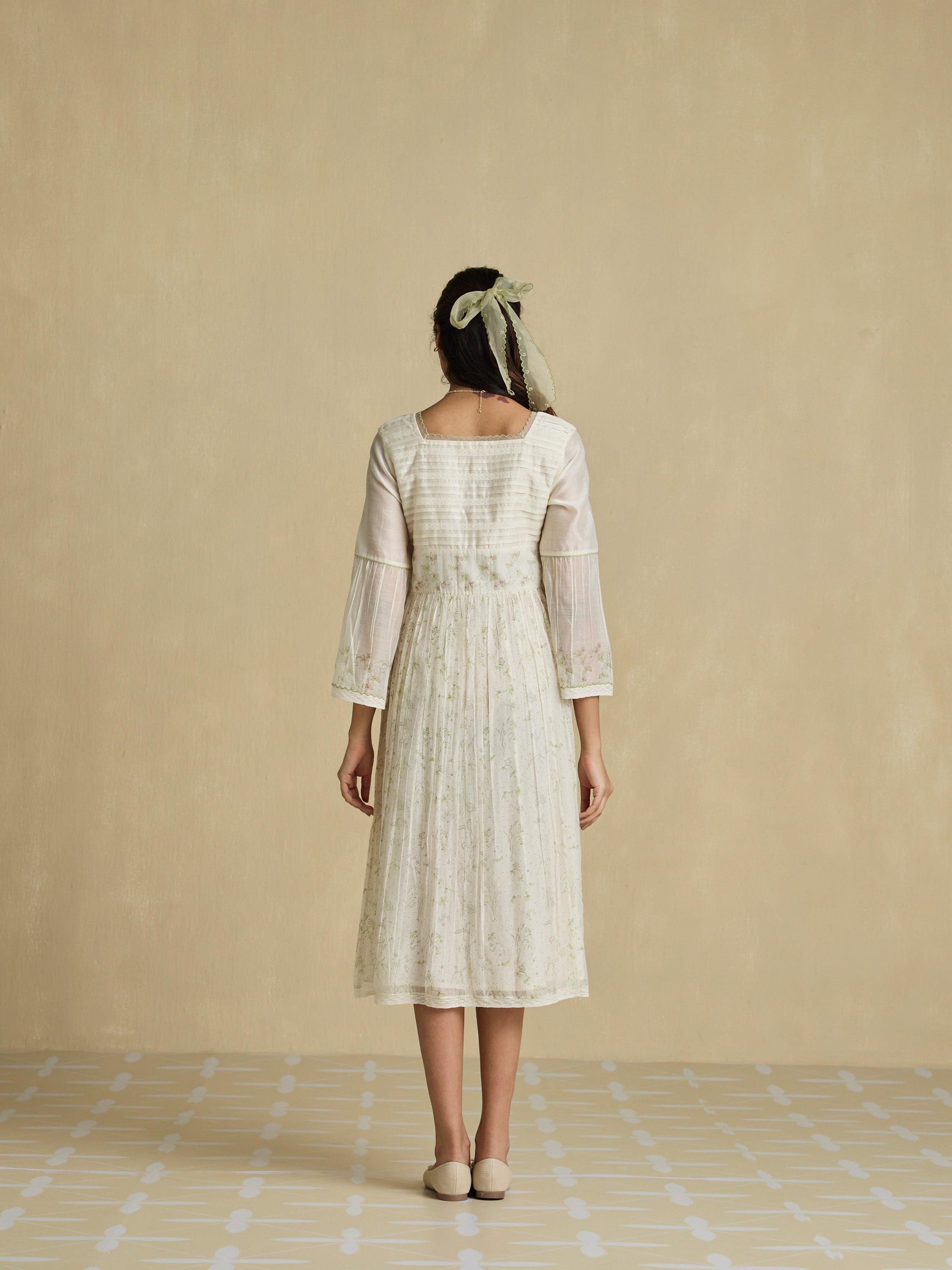 Poems of Summer Chanderi Dress