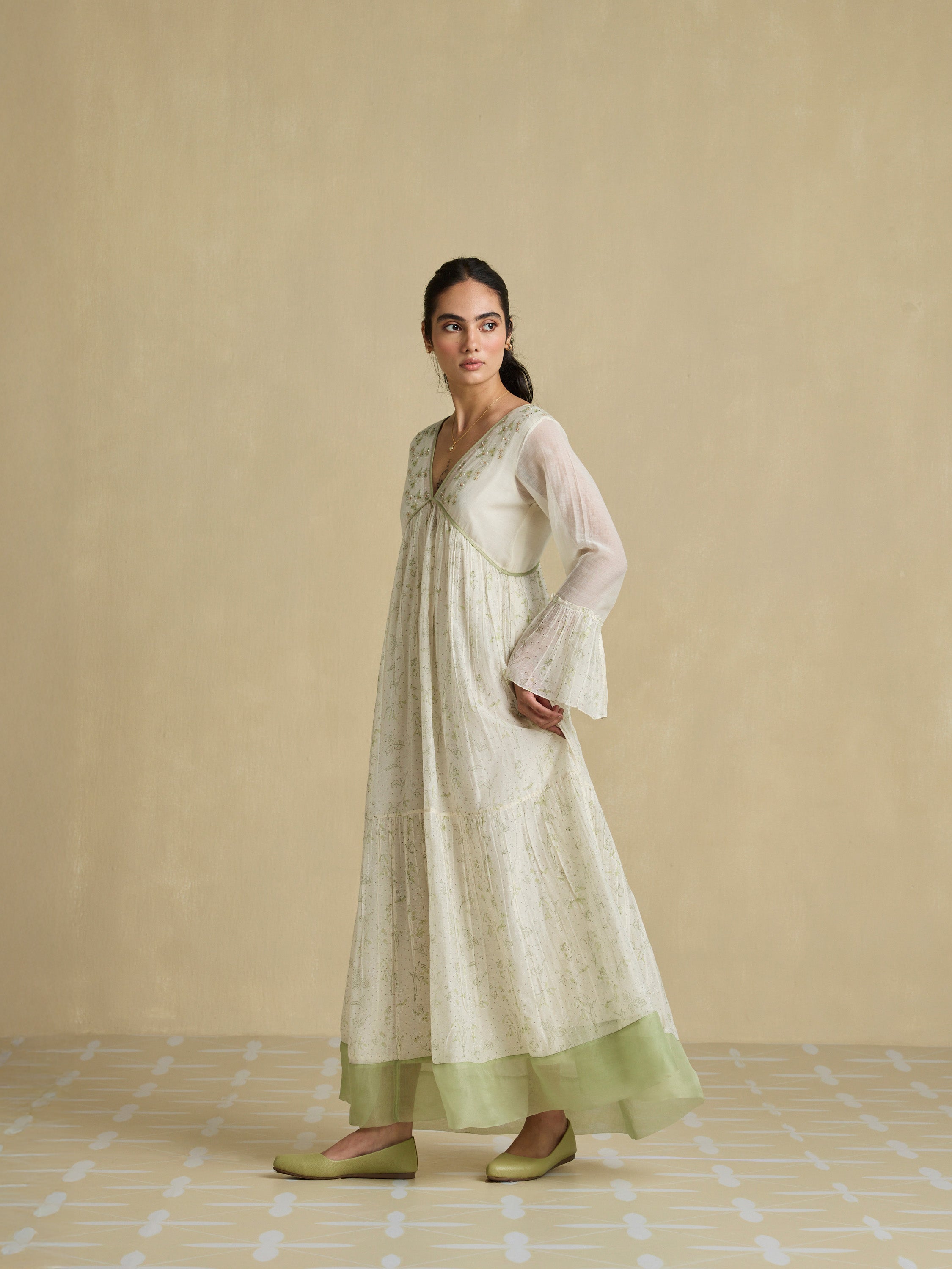 Way of Being Chanderi Maxi Dress