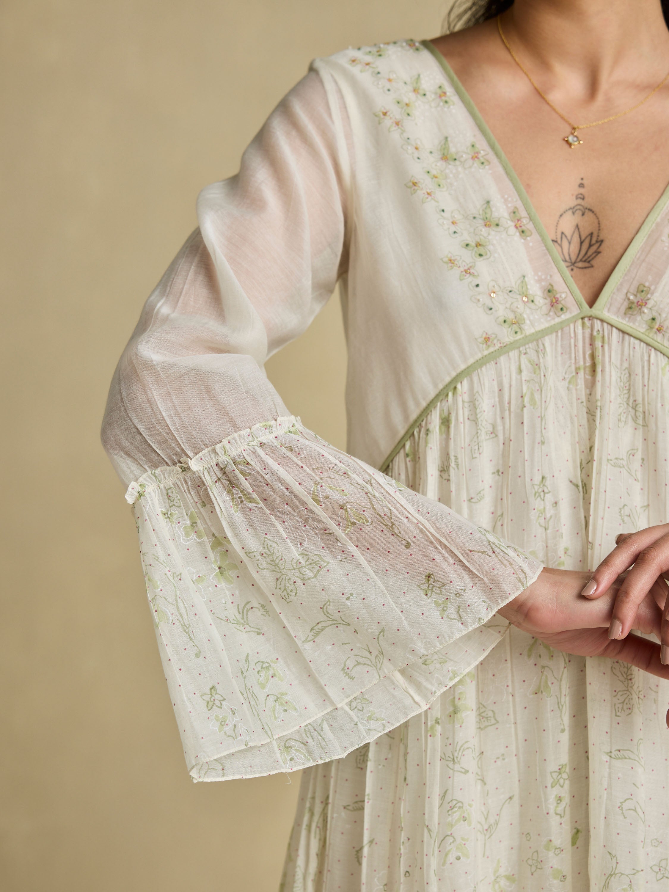 Way of Being Chanderi Maxi Dress