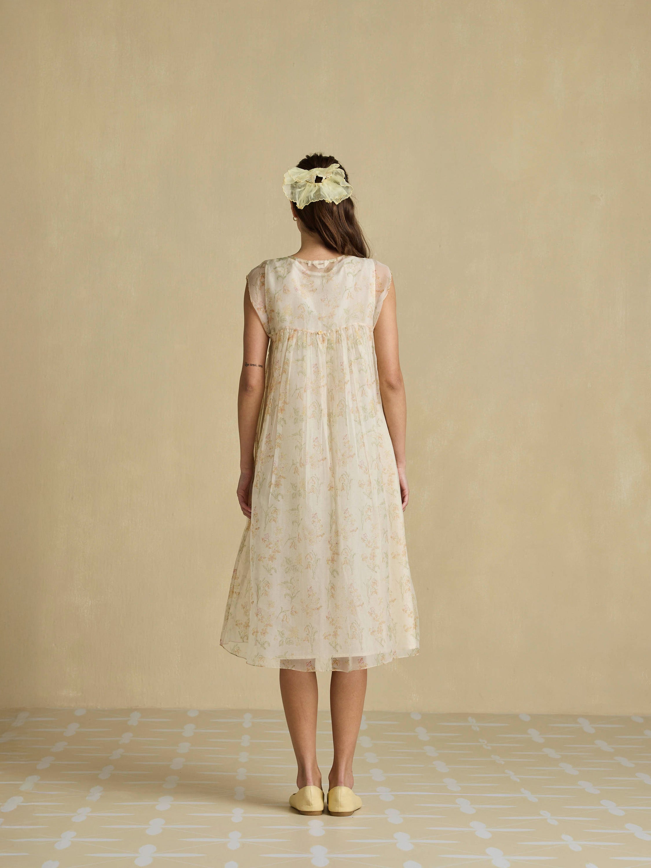 The Organza Pause Midi Dress