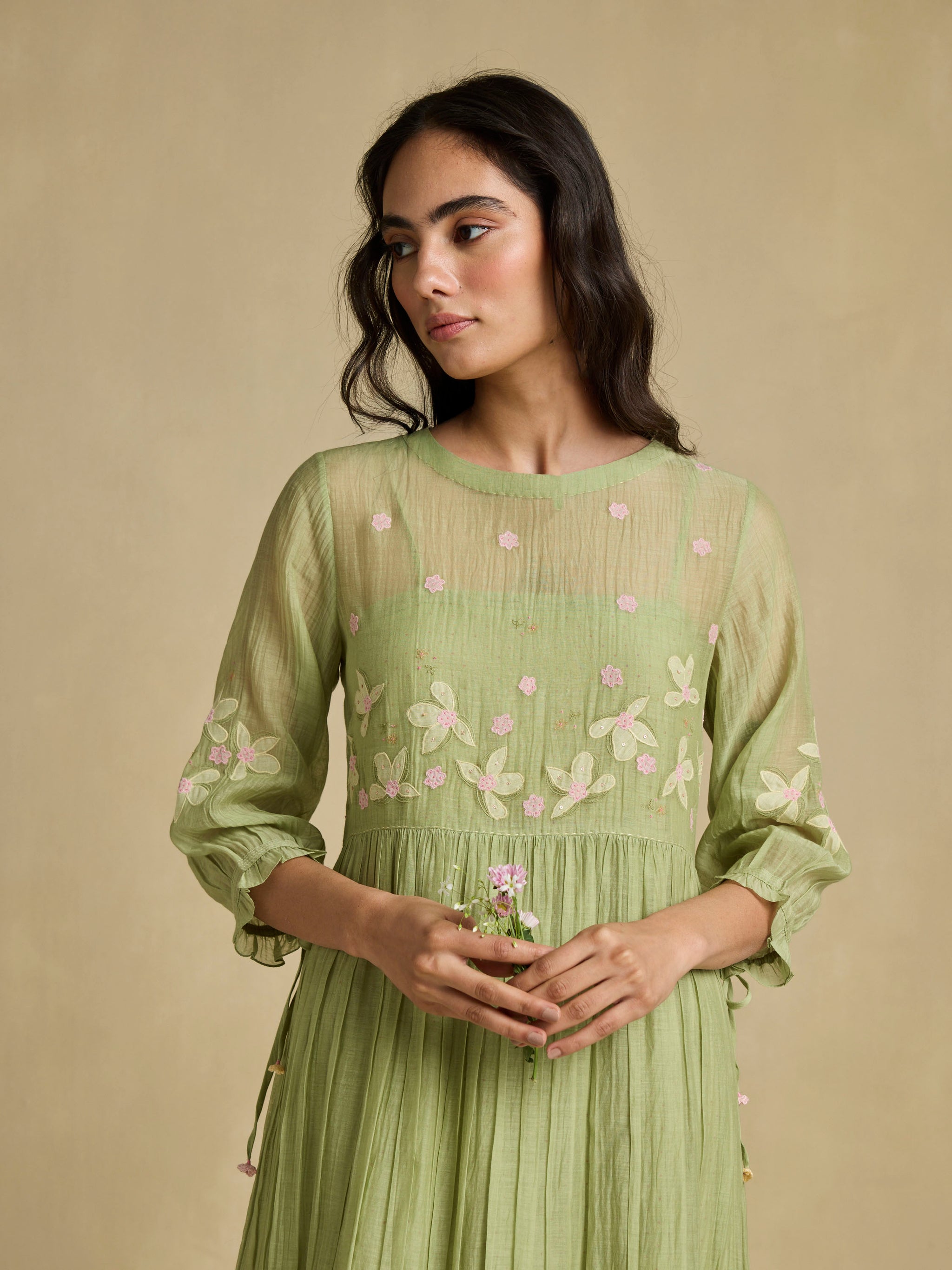 sachin and babi light blue dress String of Love Dress