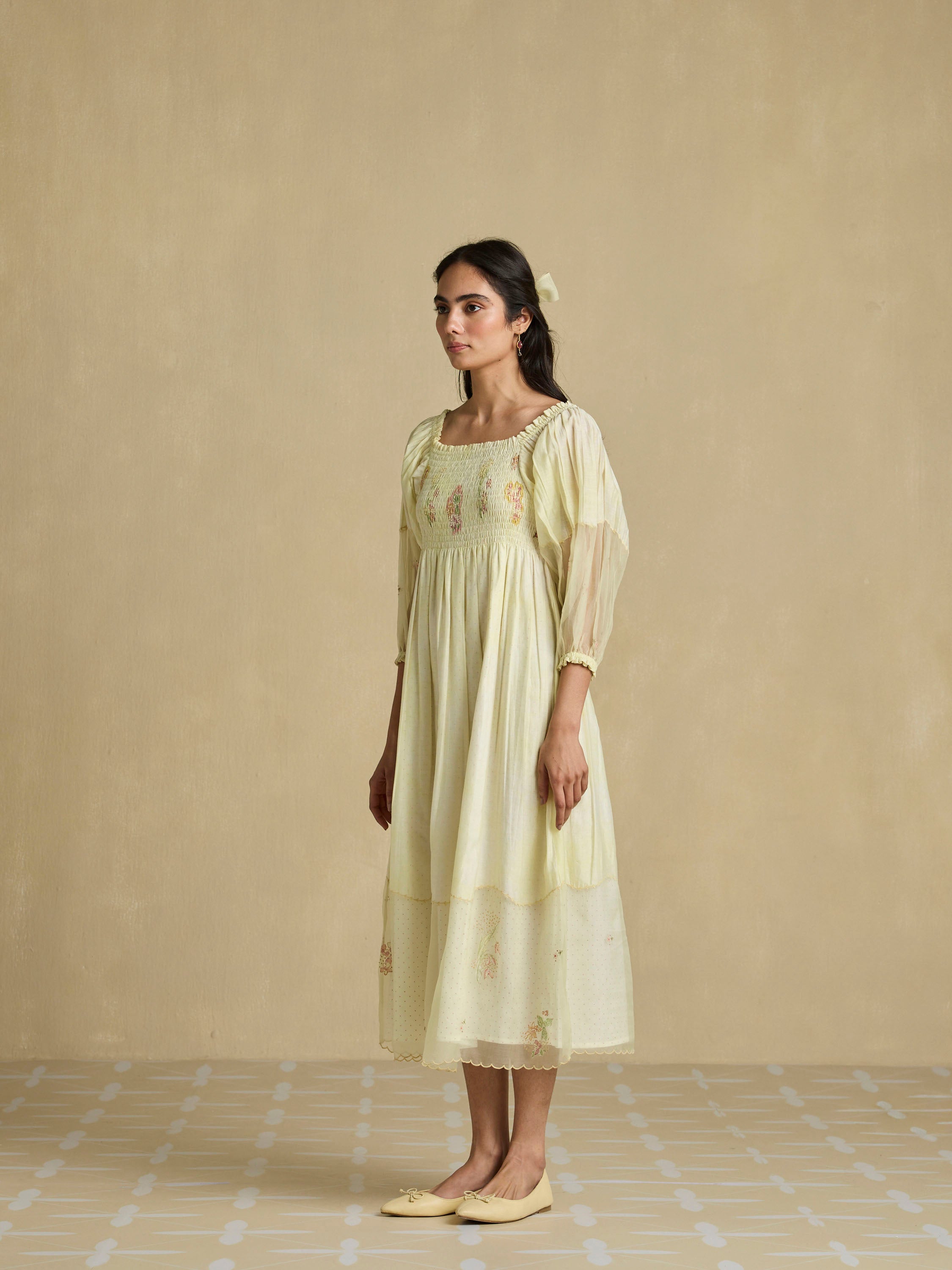 Gathered Musings Midi Dress