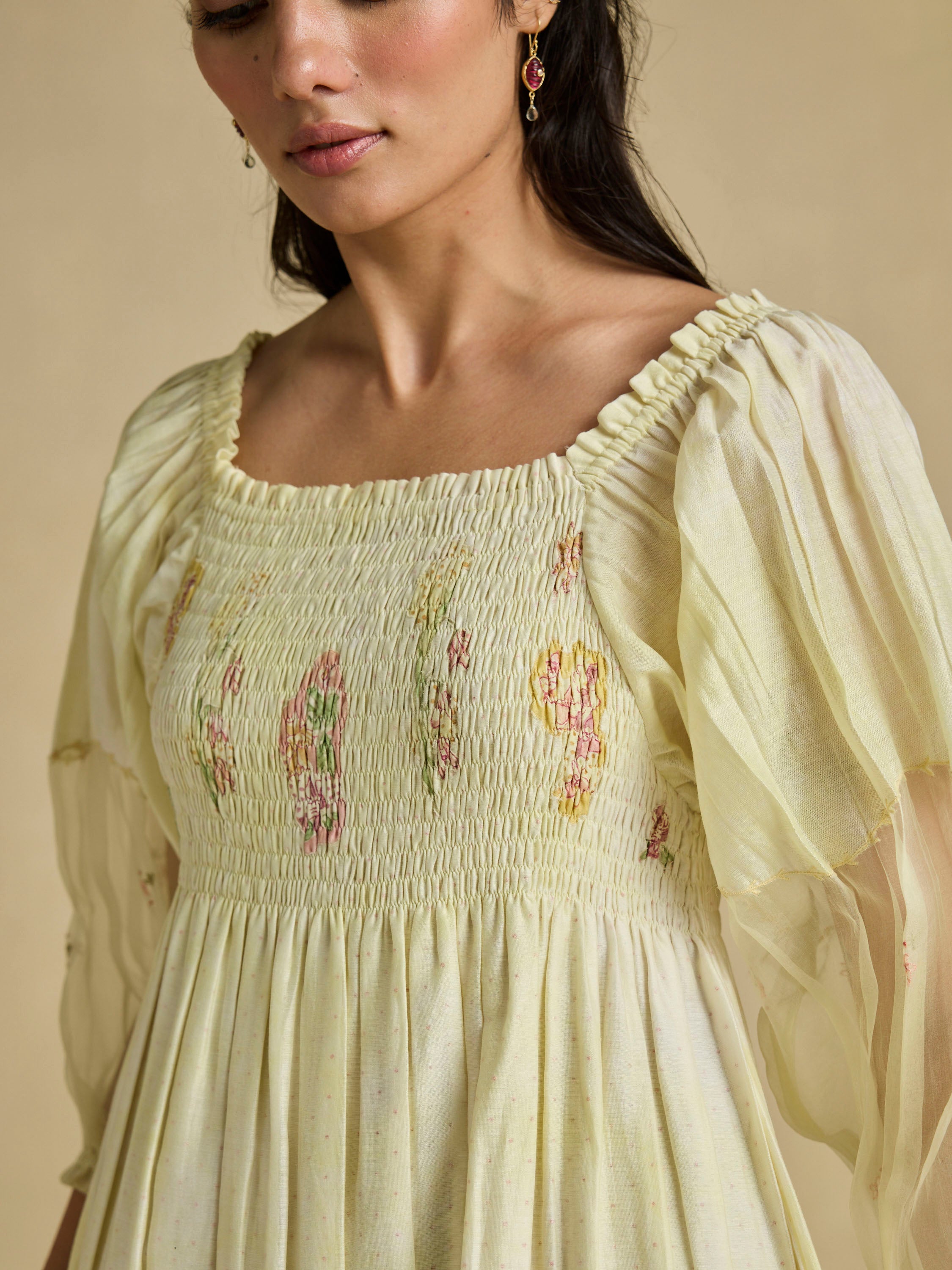 Gathered Musings Midi Dress