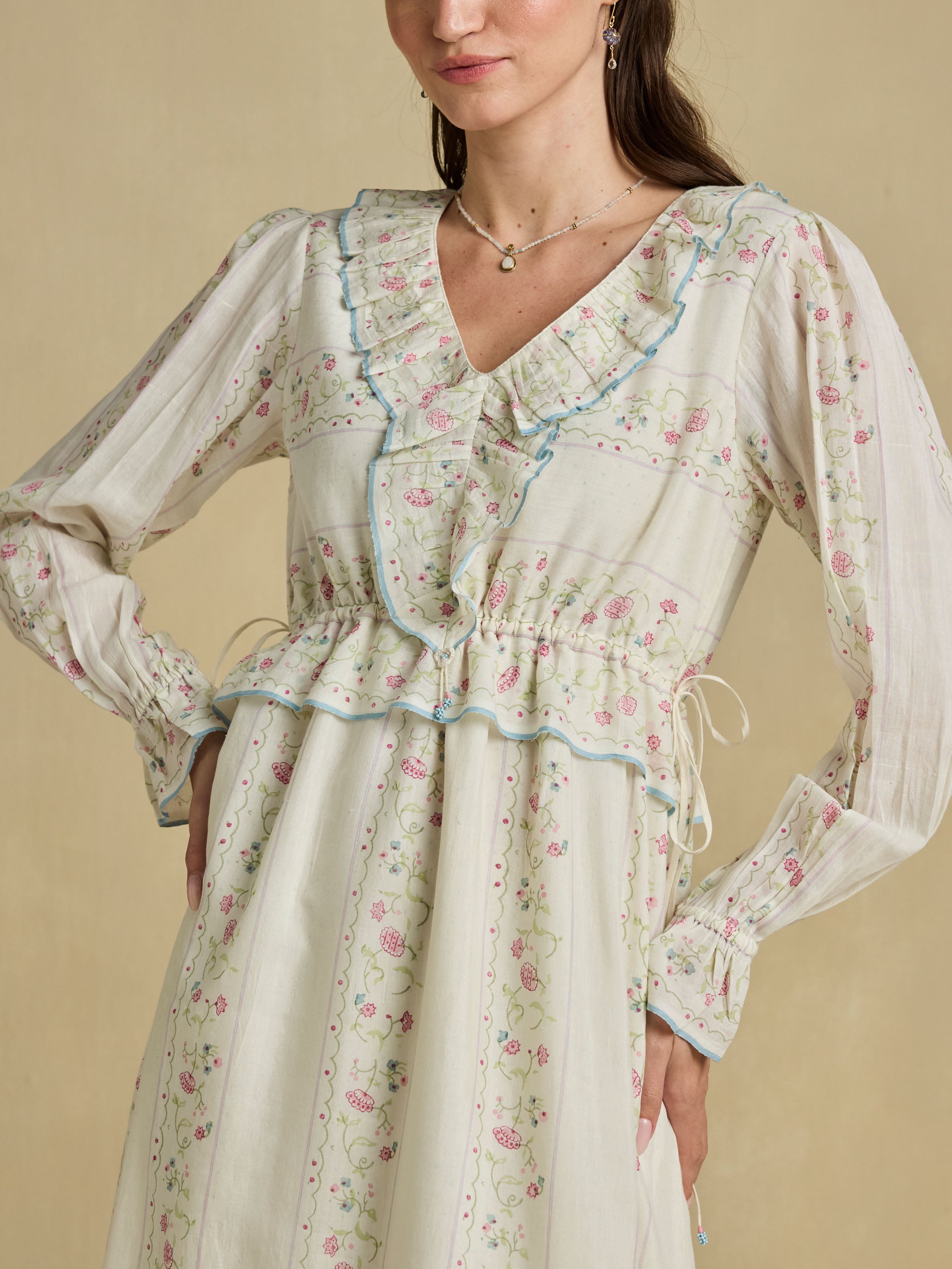 Belle Silk Maxi Dress