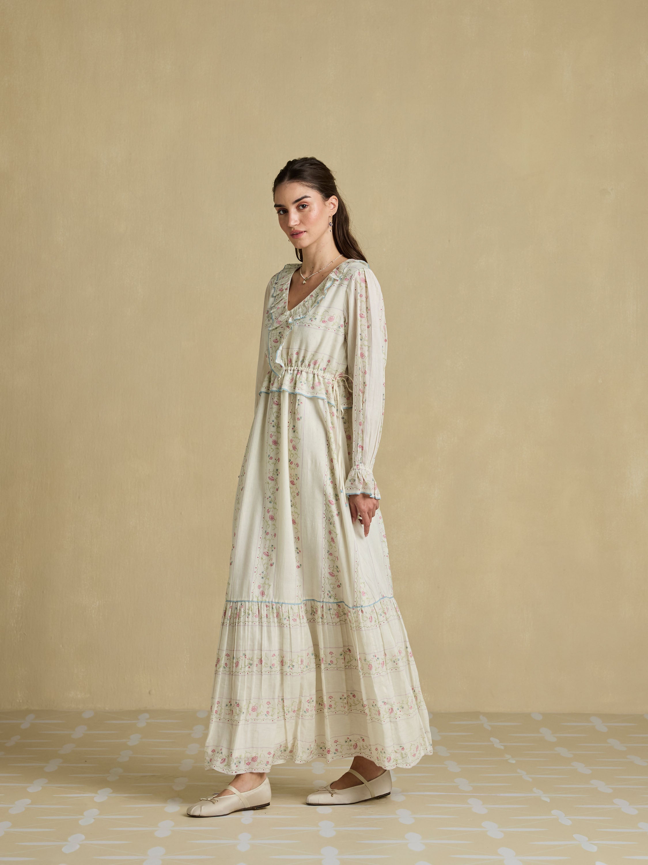 Belle Silk Maxi Dress