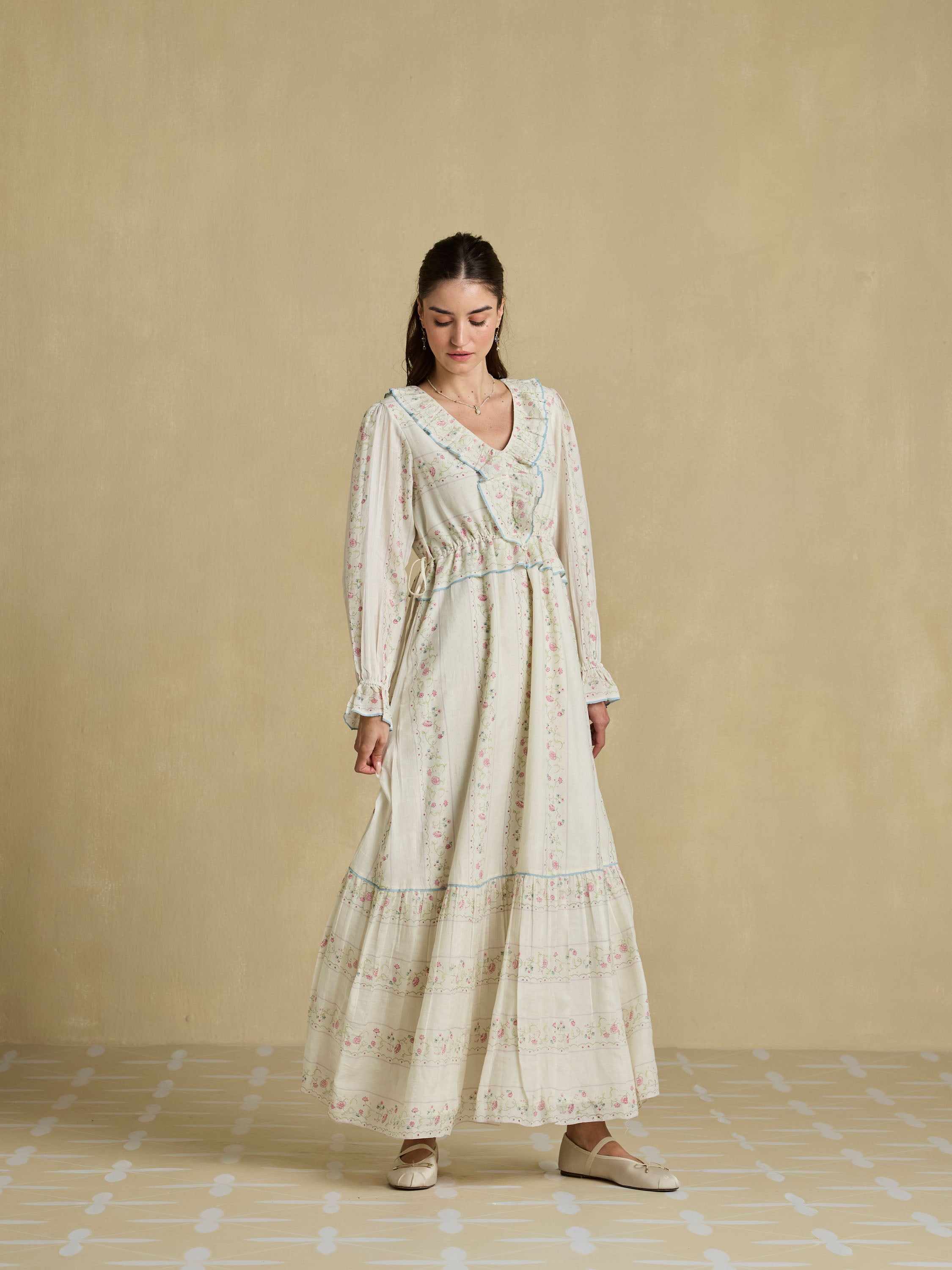 Belle Silk Maxi Dress