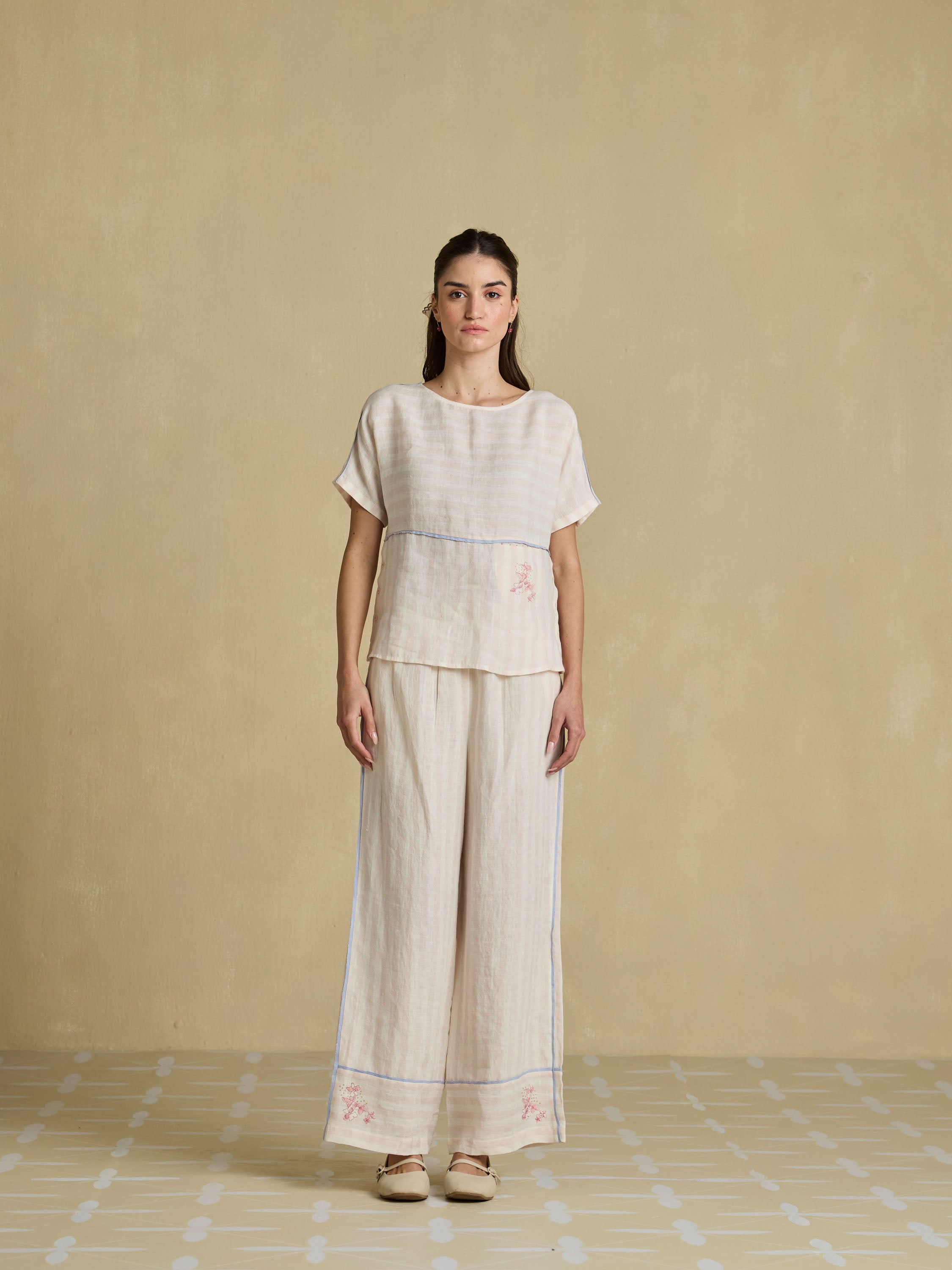 Weave at Ease Linen Top