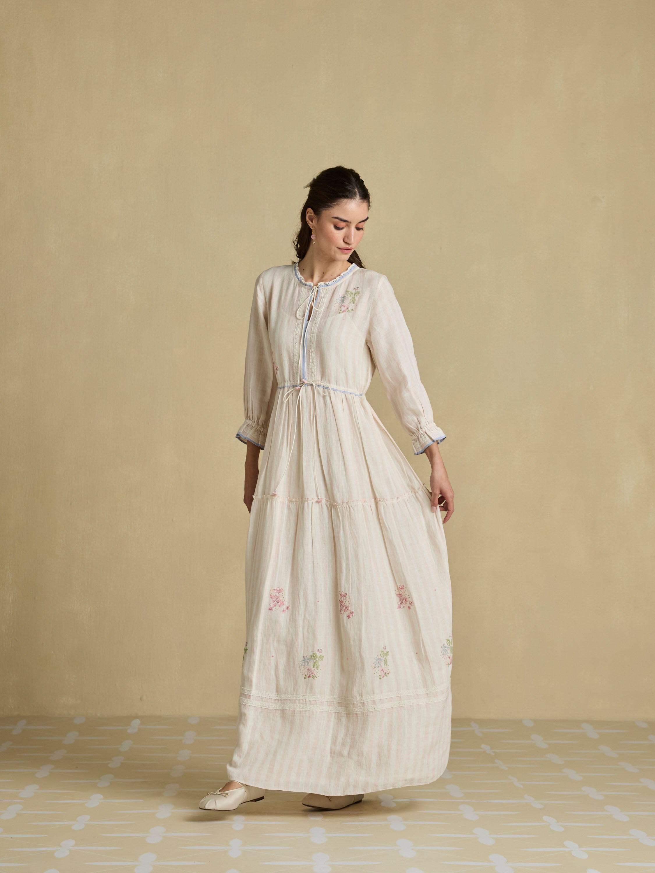 Aoki Linen Maxi Dress