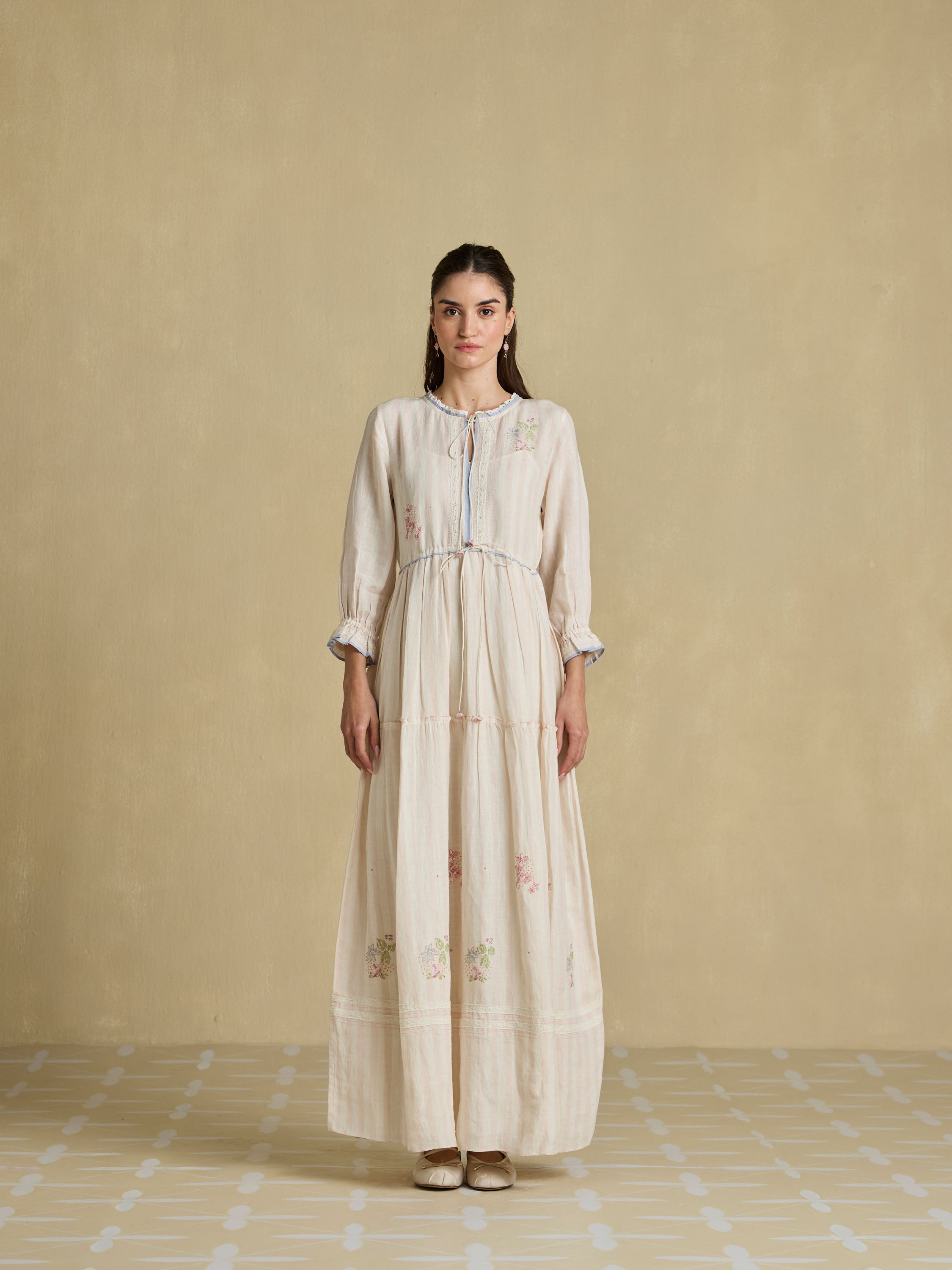 Aoki Linen Maxi Dress