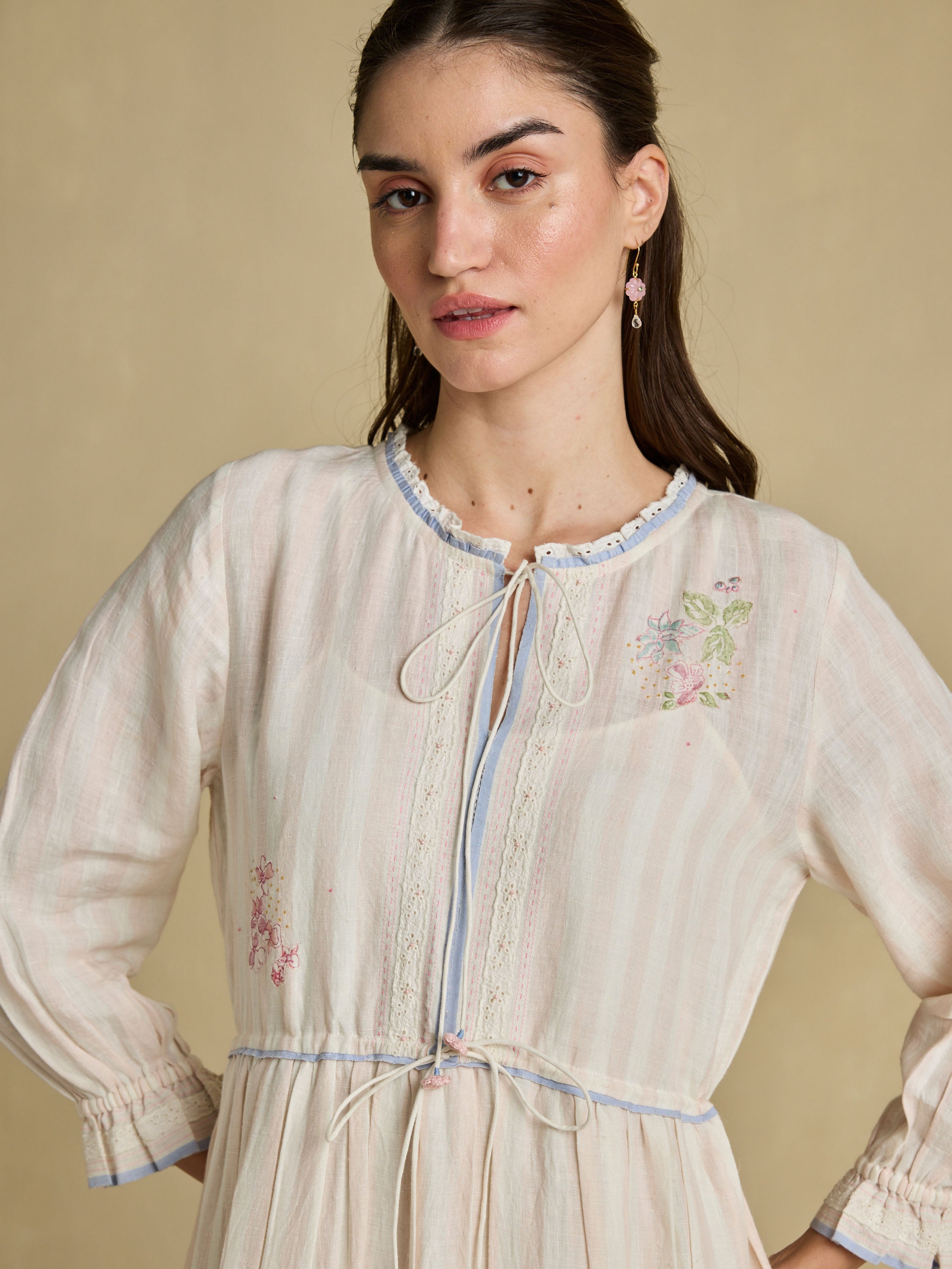 Aoki Linen Maxi Dress