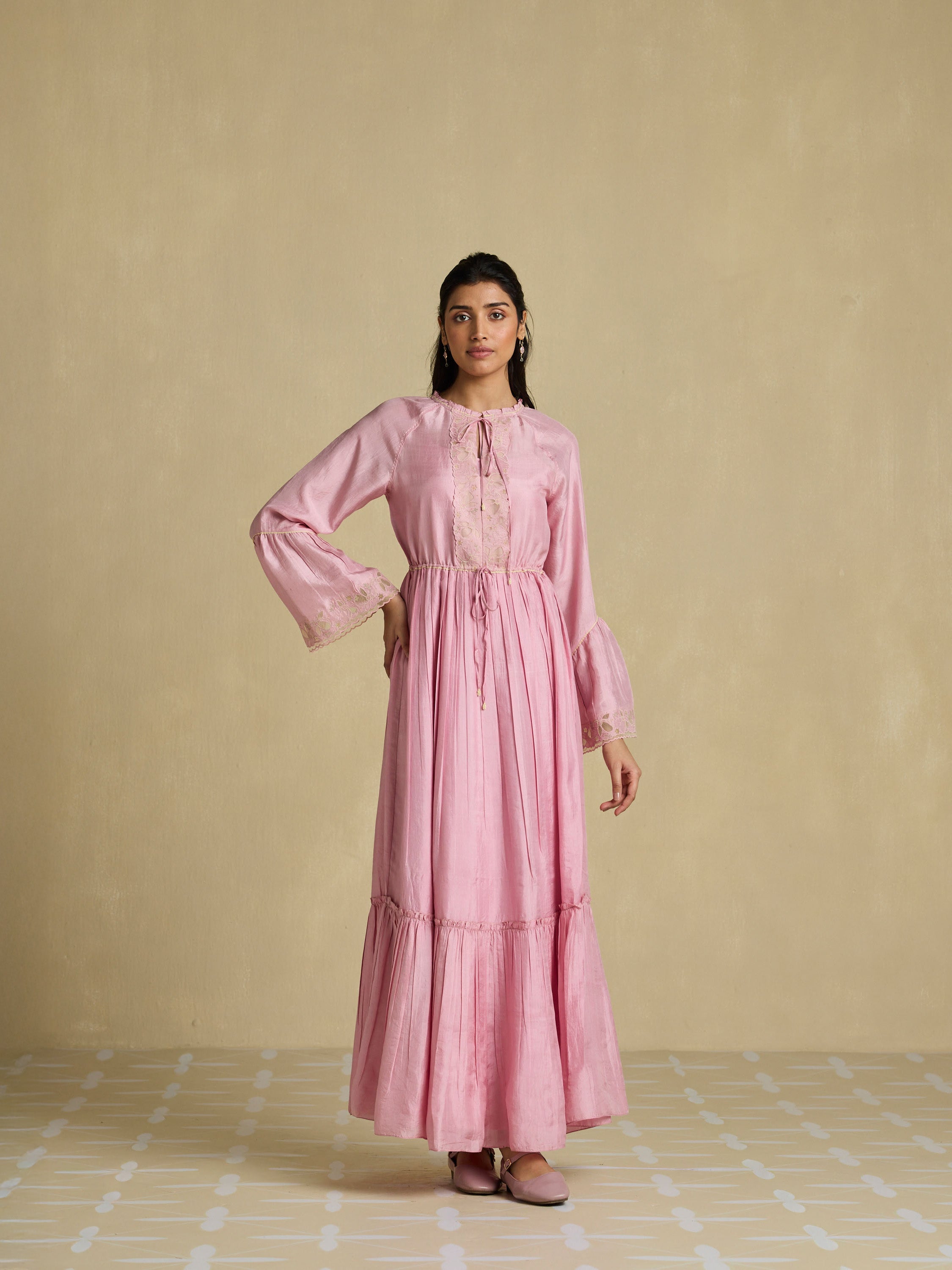 Lovelorn Silk Maxi Dress