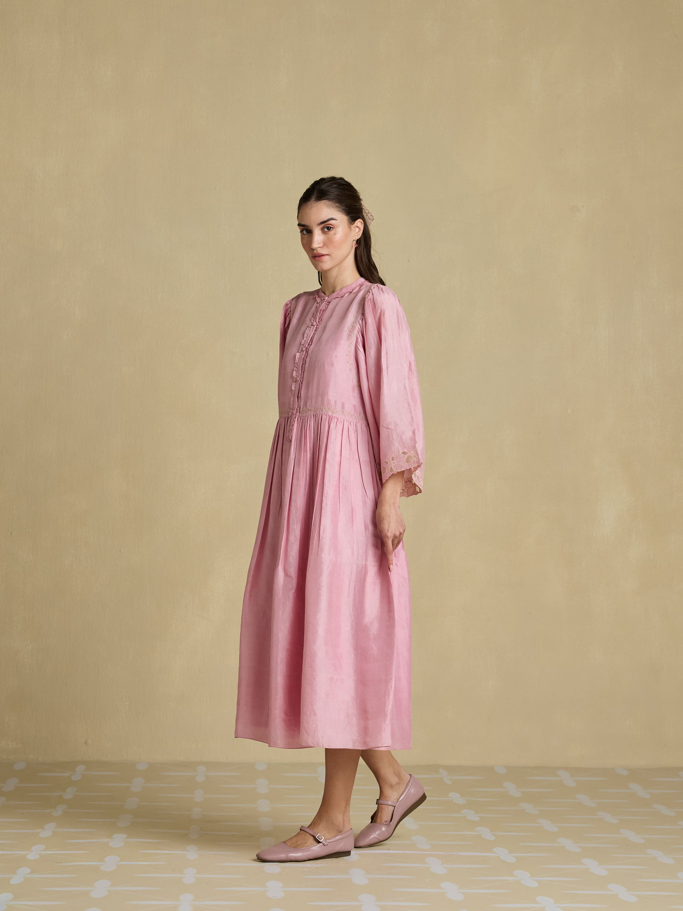 Humming Bird Silk Dress