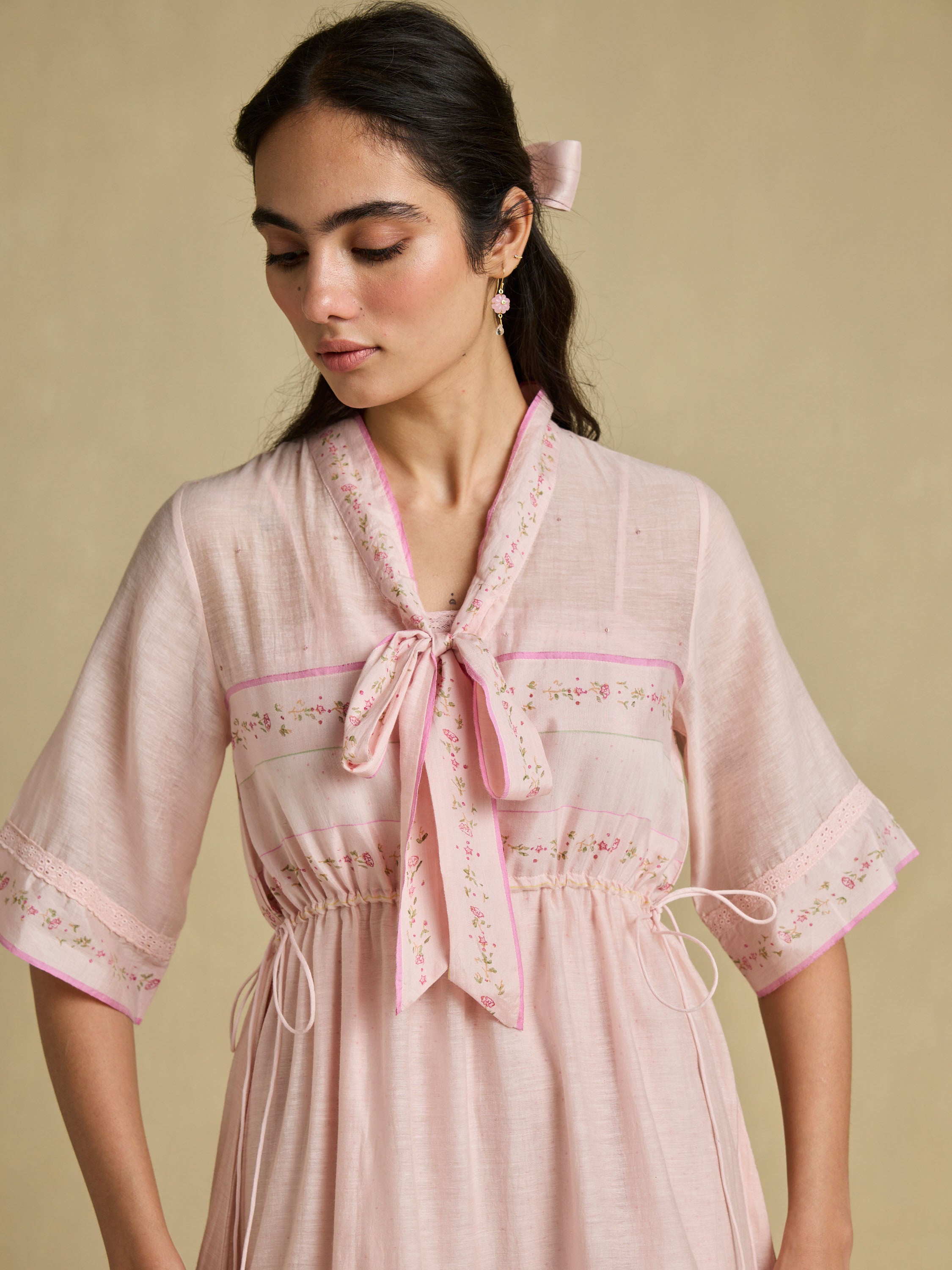 Soft Peony Maxi Dress