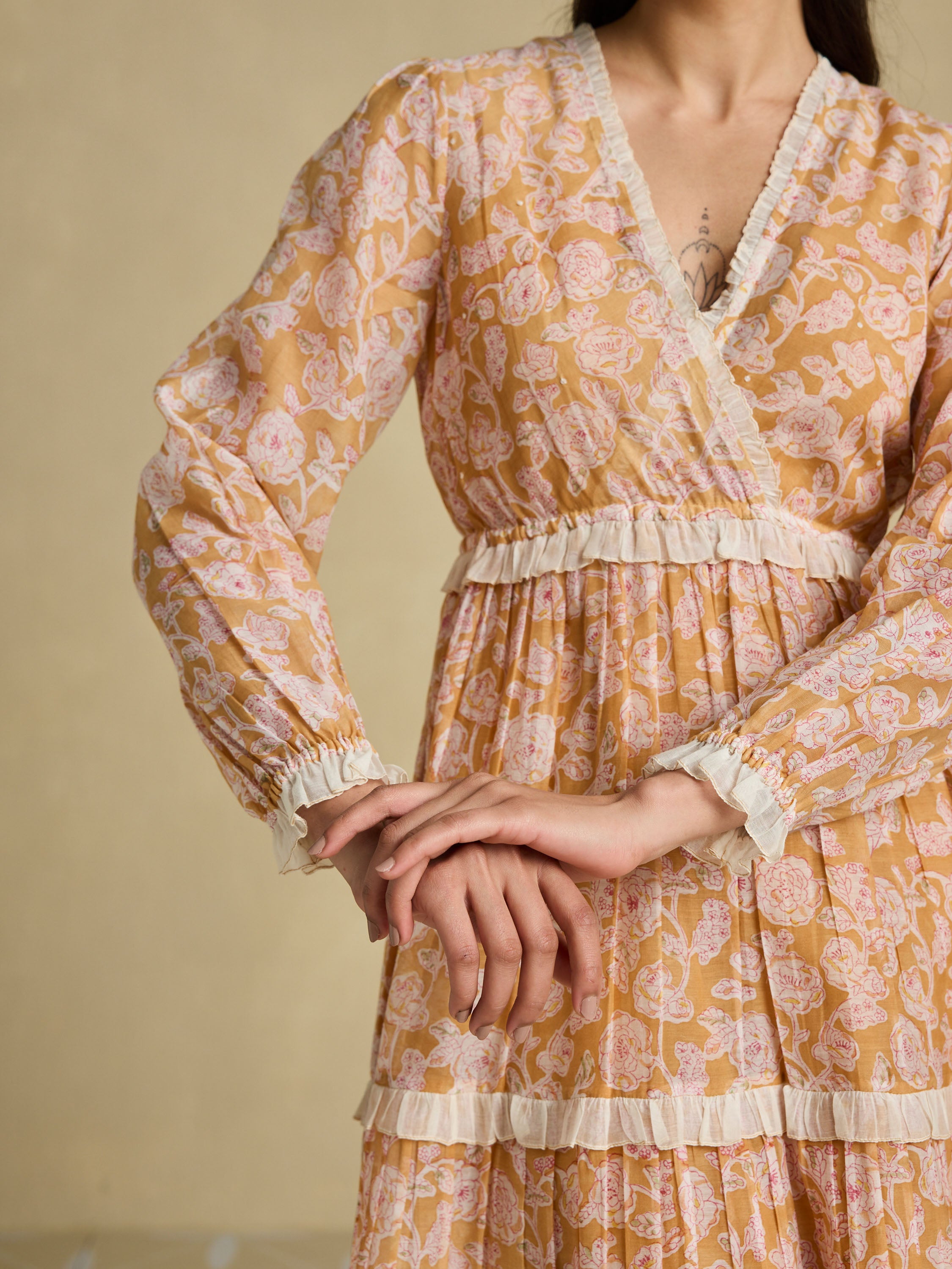 Spice Trail Wrap Dress