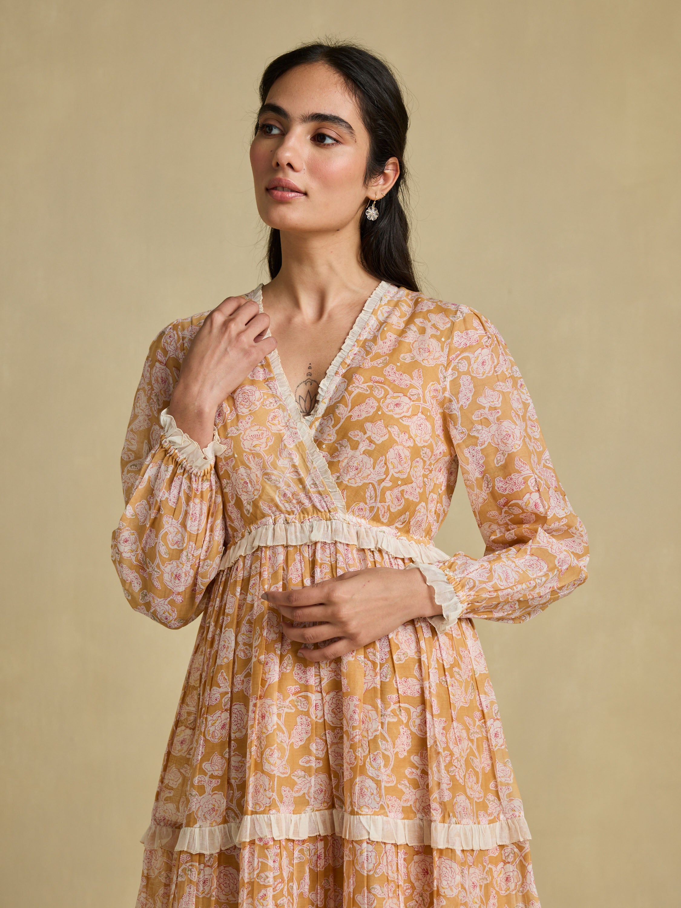 Spice Trail Wrap Dress