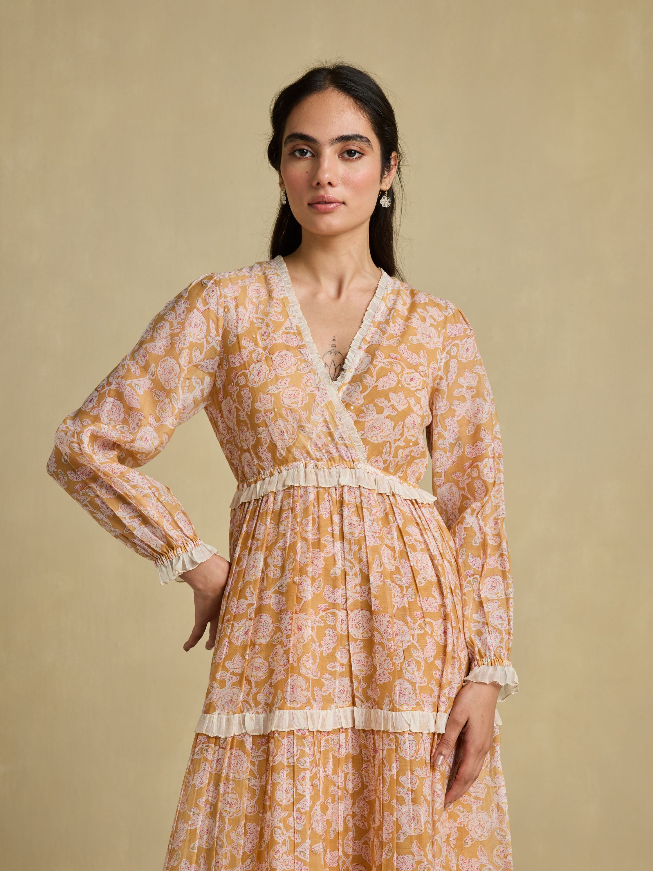 Spice Trail Wrap Dress