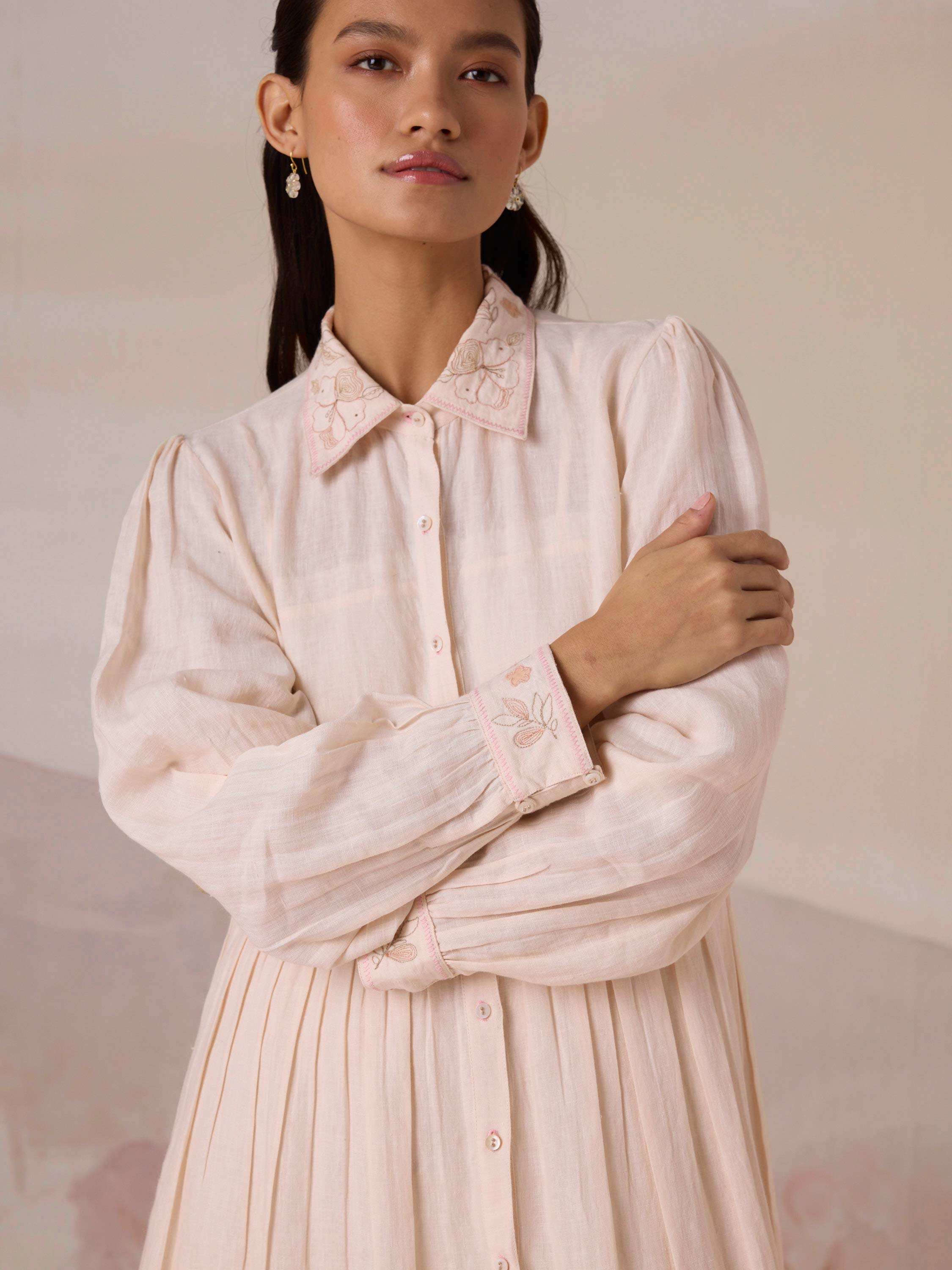 Flax Threads Shirt Dress