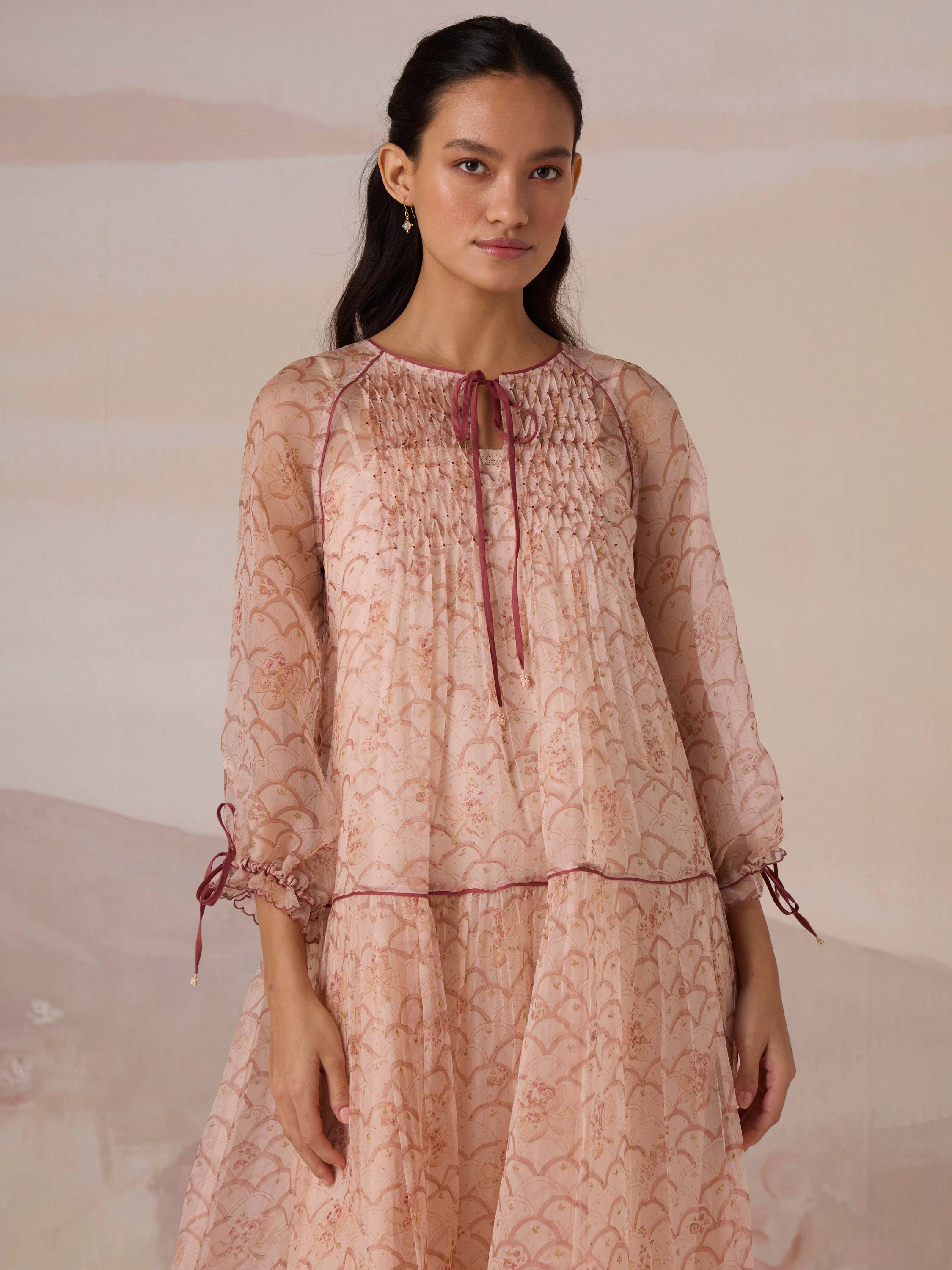 Quiet Veil Organza Dress