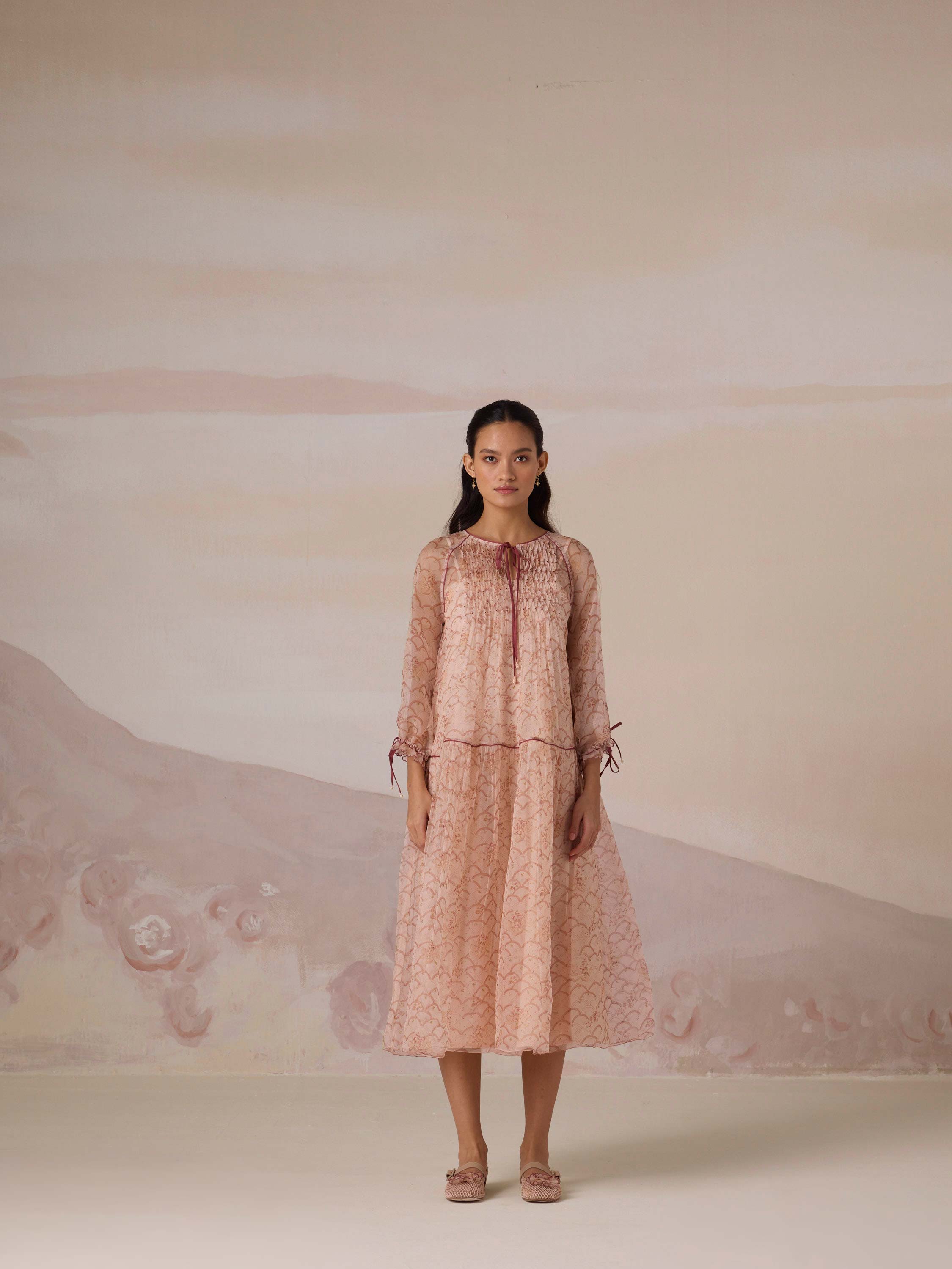 Quiet Veil Organza Dress