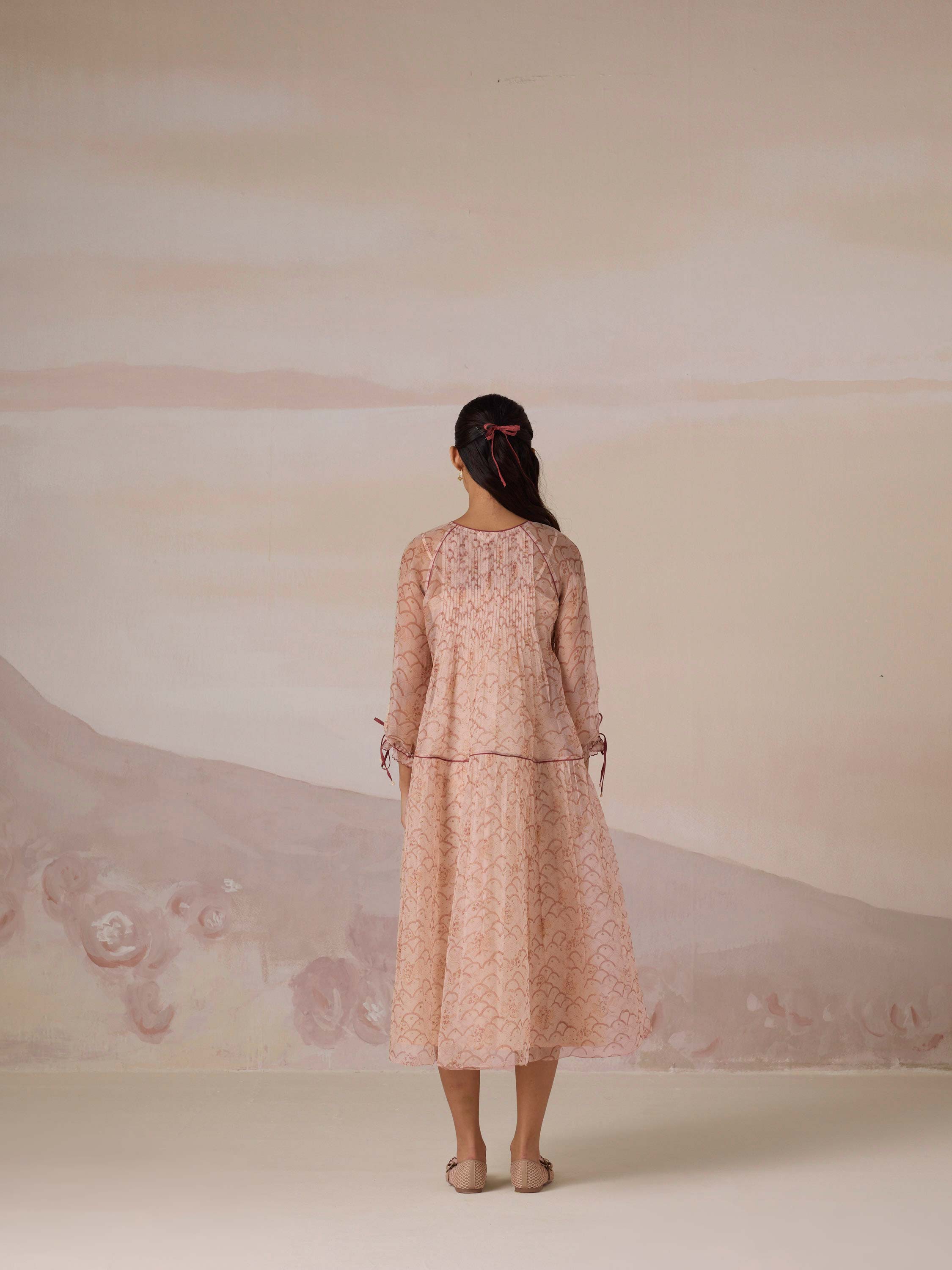 Quiet Veil Organza Dress