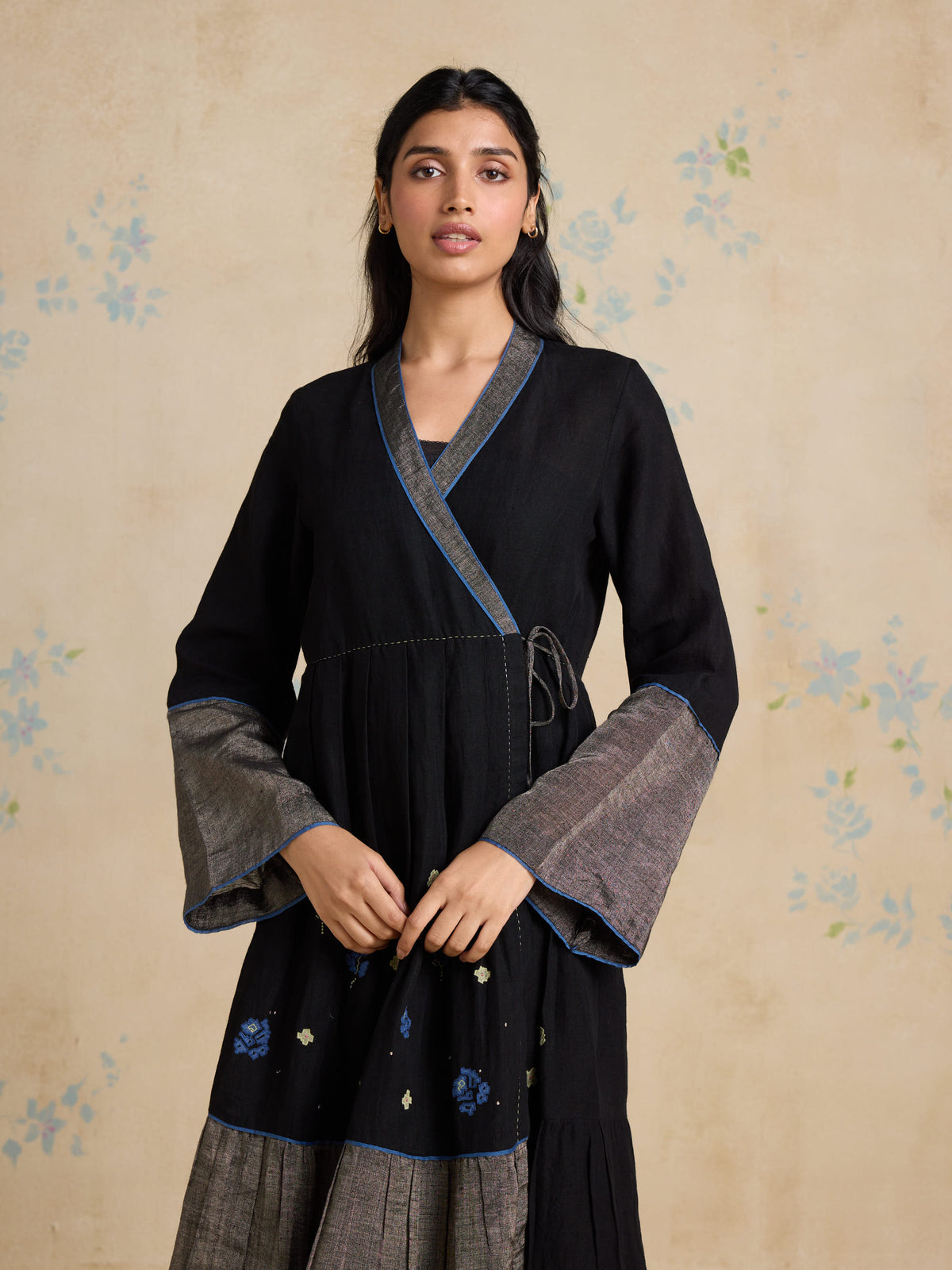 Tara Panelled Wrap Dress