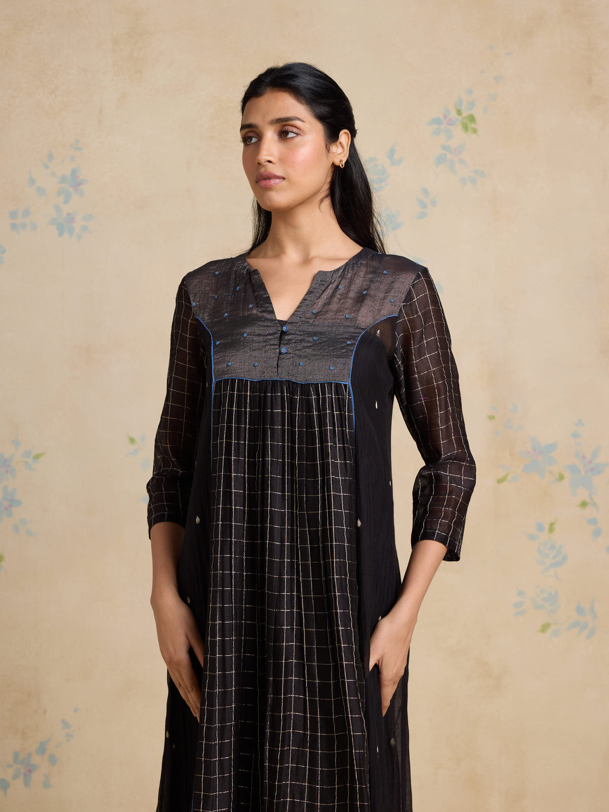 Duskwoven Midi Dress