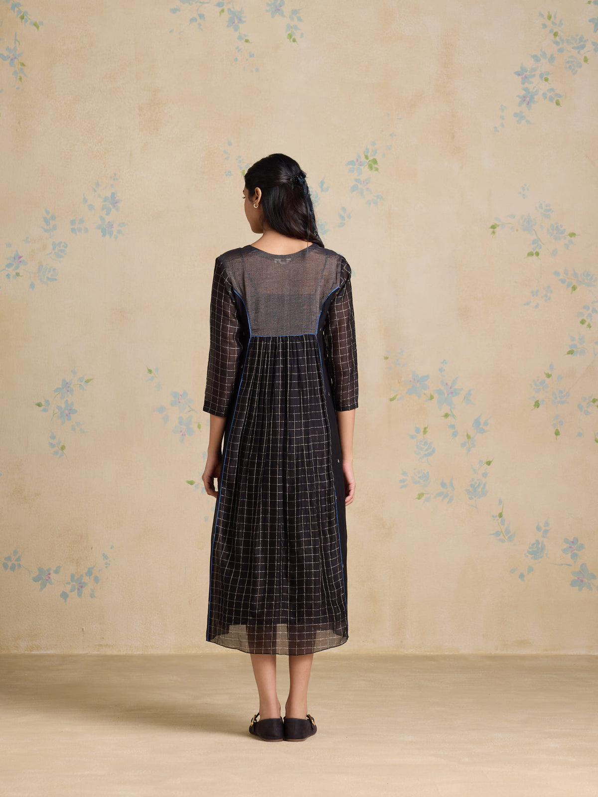 Duskwoven Midi Dress