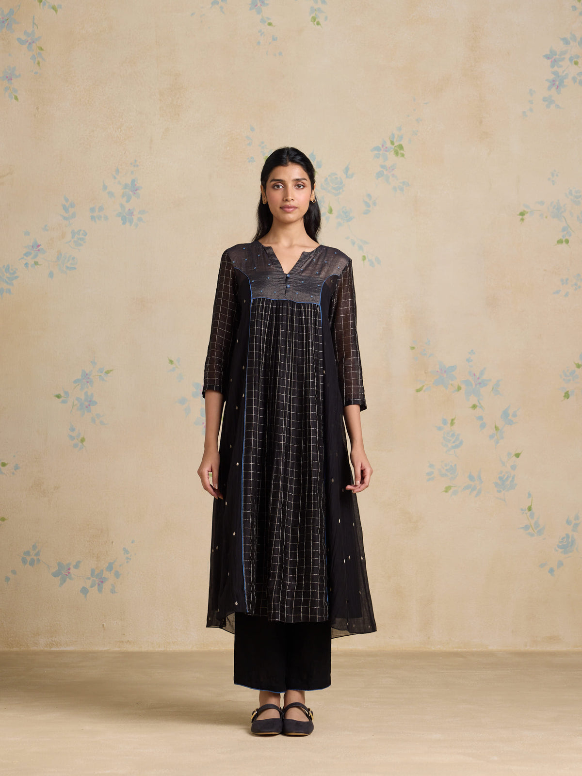 Duskwoven Midi Dress