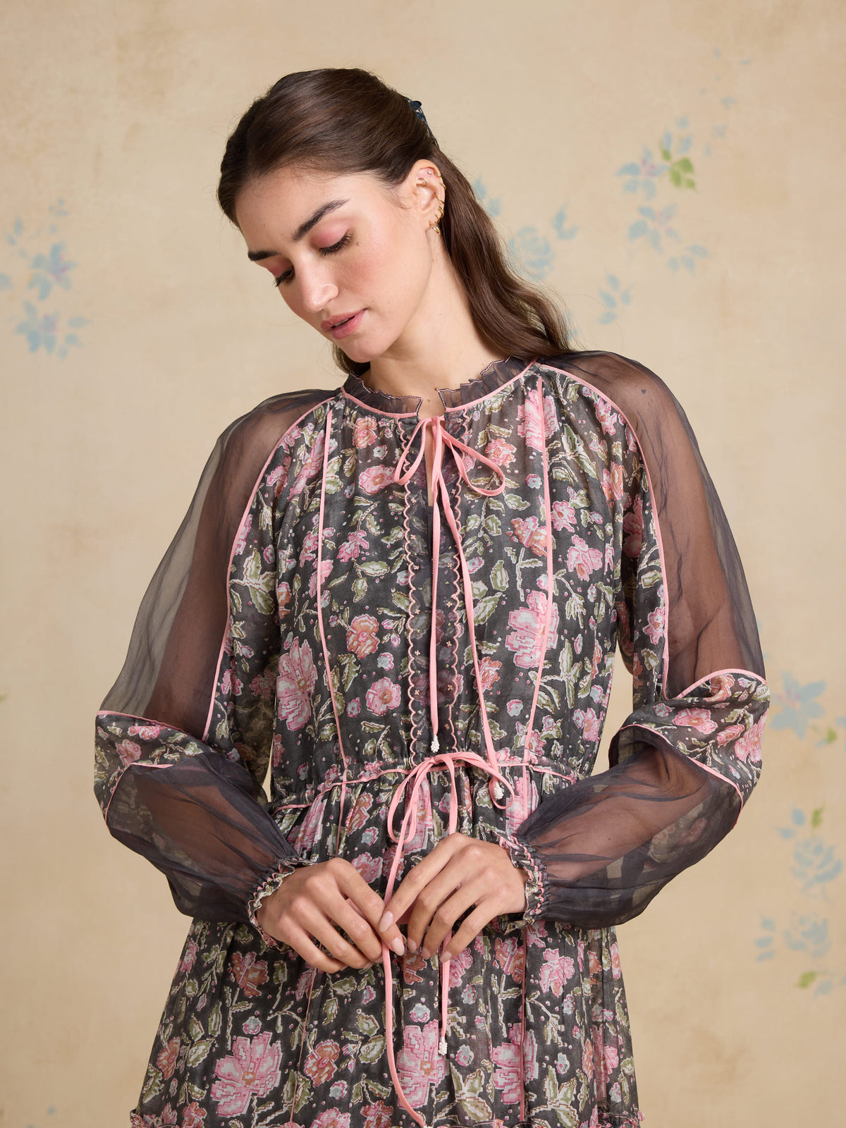 Rose Noir Maxi Dress