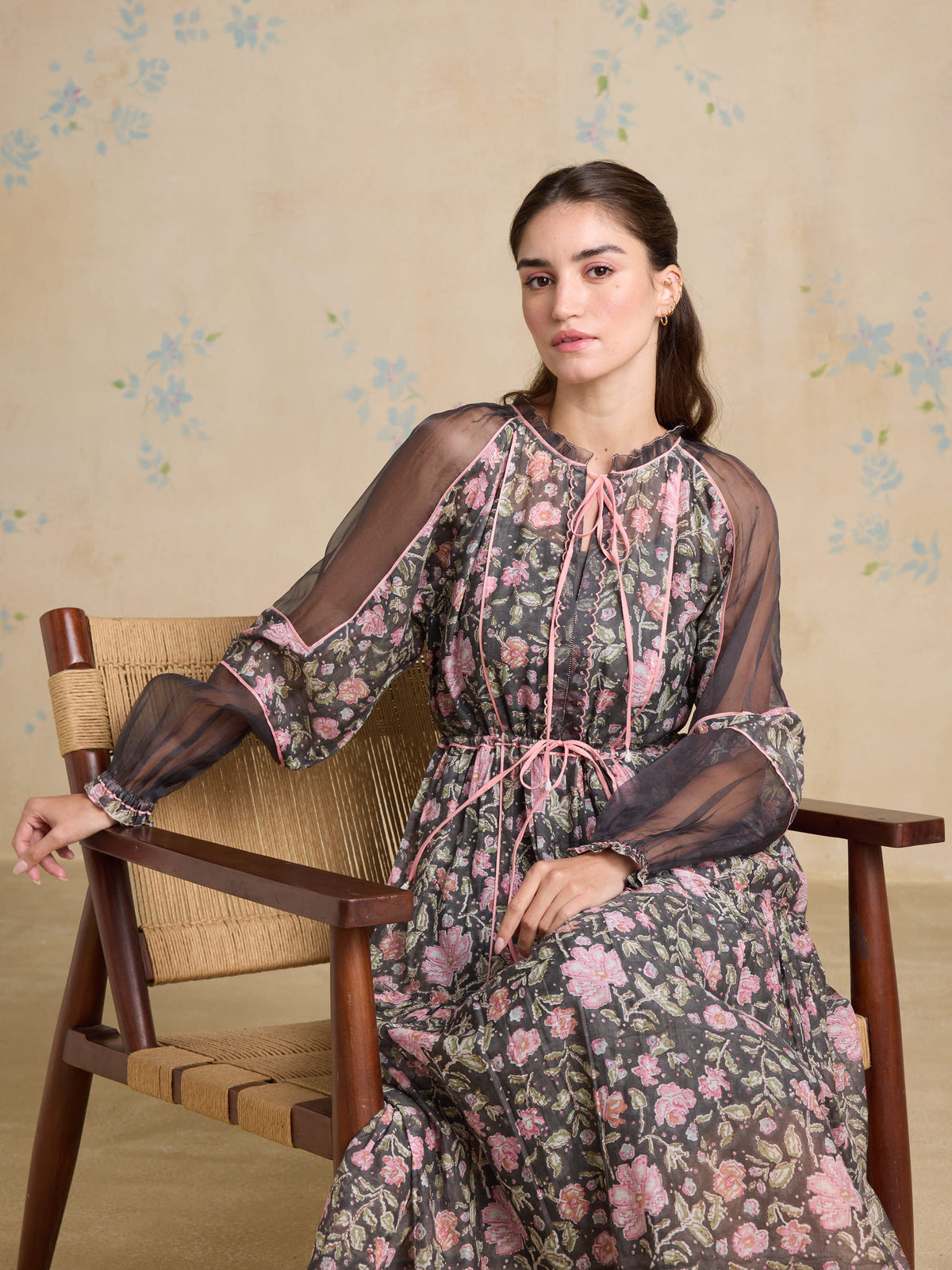 Rose Noir Maxi Dress