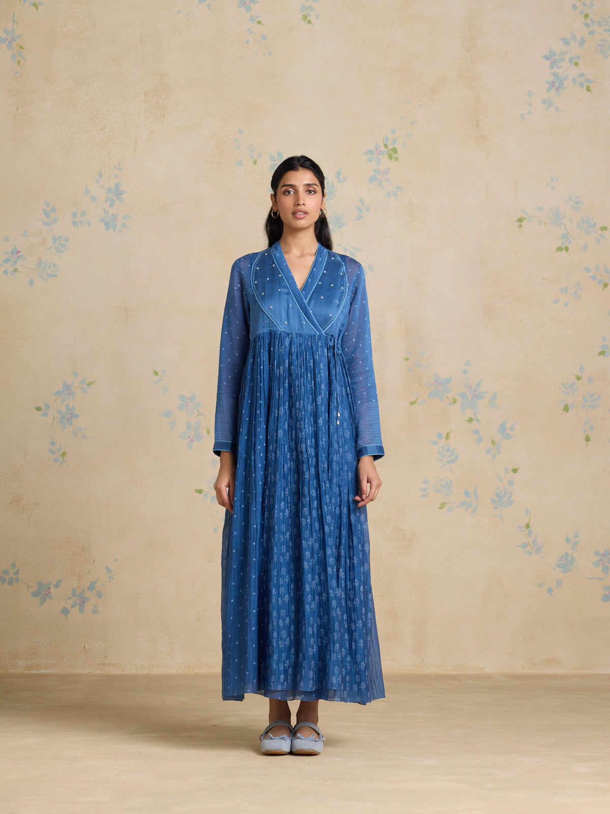 Blue Hour Wrap Dress