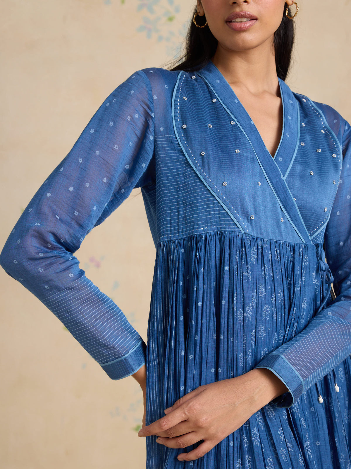Blue Hour Wrap Dress